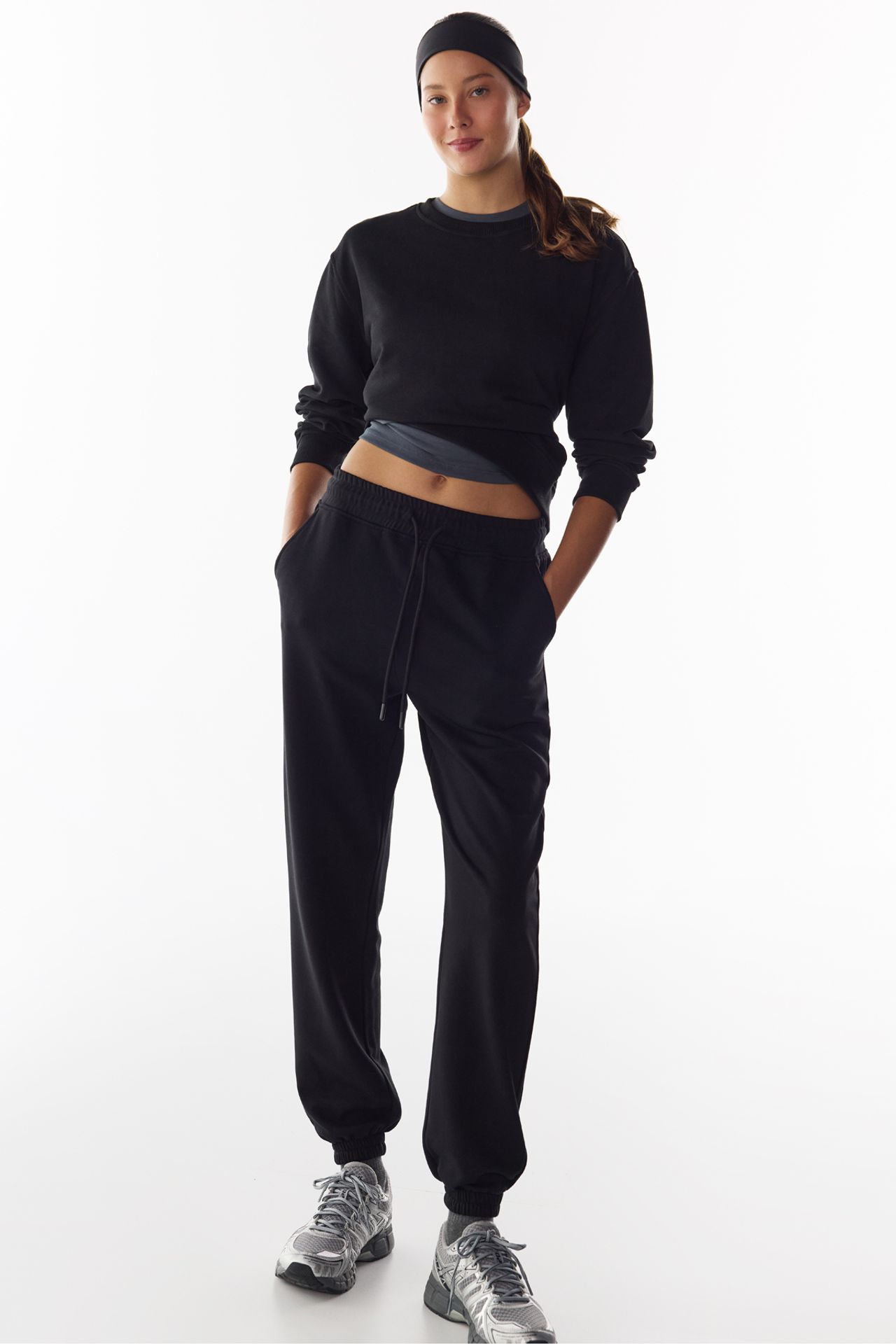 PENTI Women's Oversize Crew Neck Sweatshirt 4