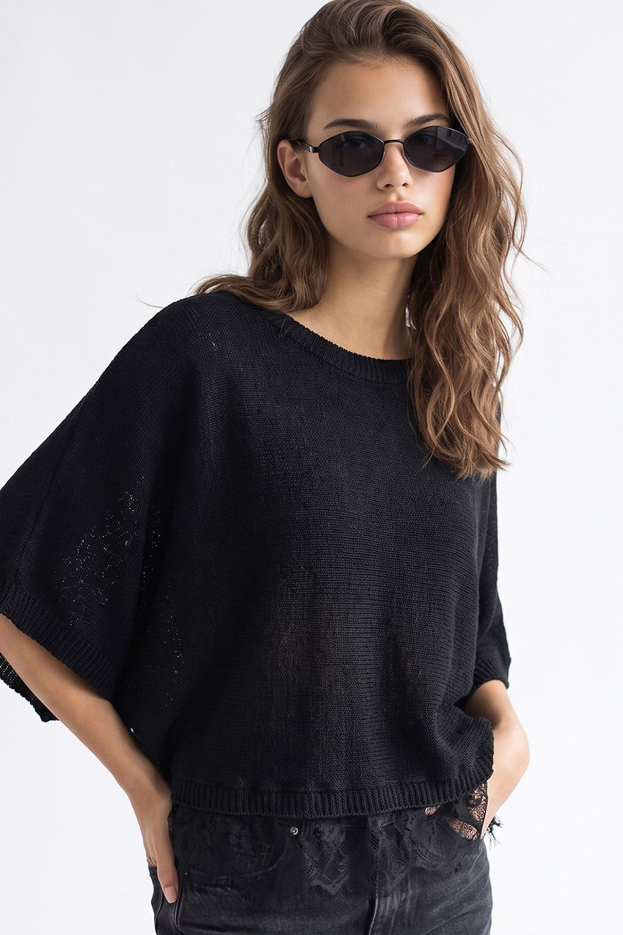 MIXRAY Women's Knit Sweater