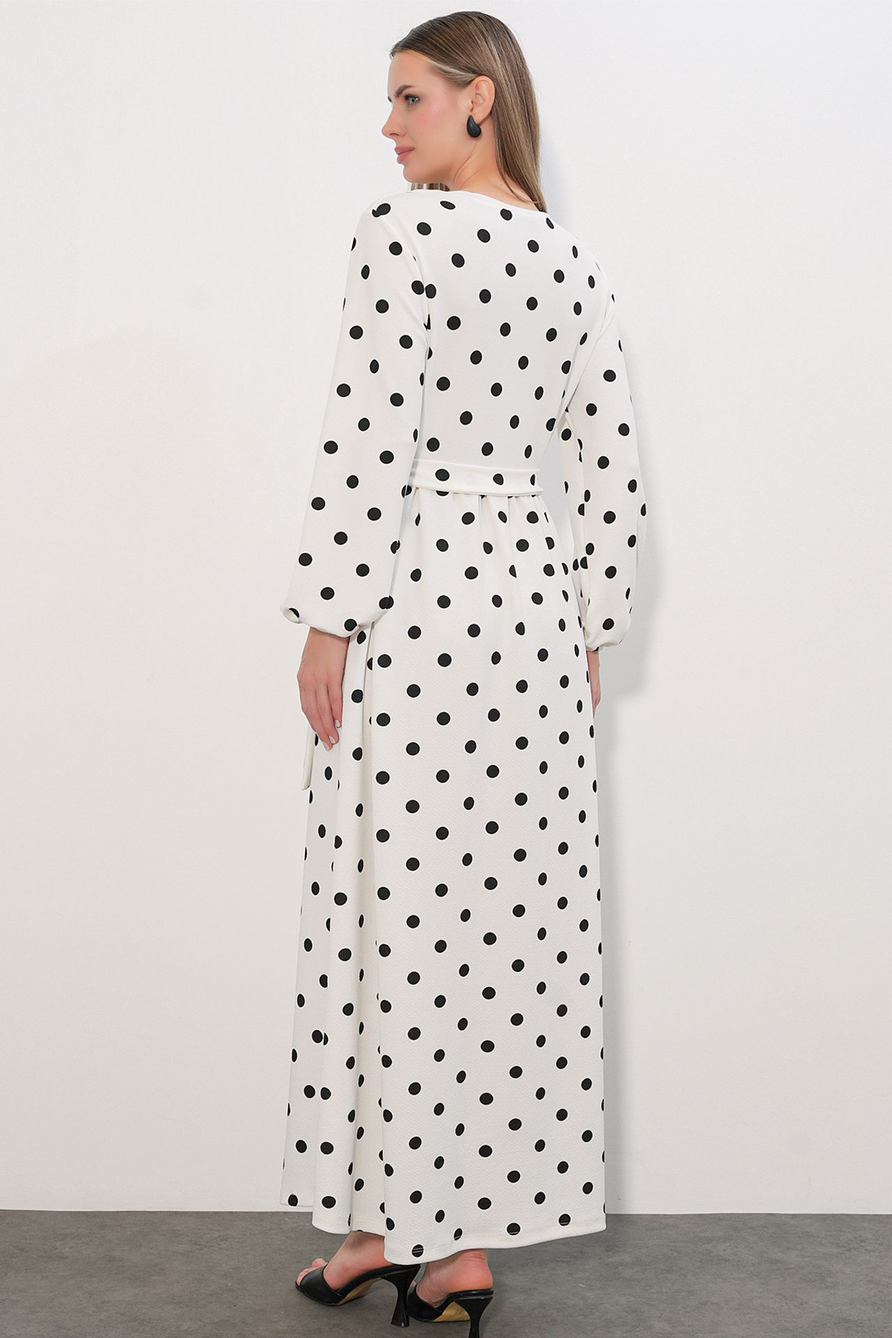 BDART Floral Maxi Knit Dress With Bow Detail 6
