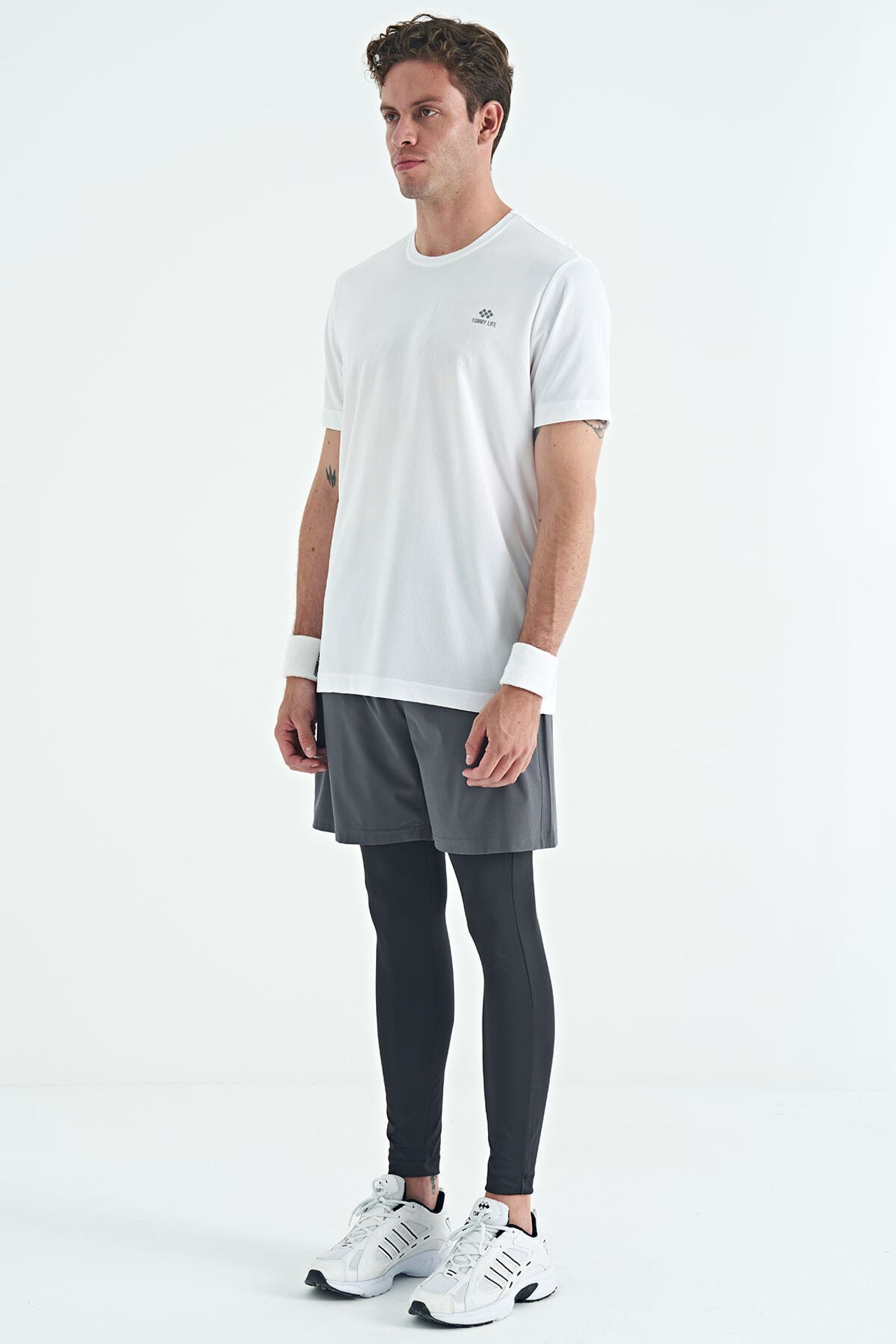 TOMMY Men's Skinny High-Waist Knit Active Pants 5