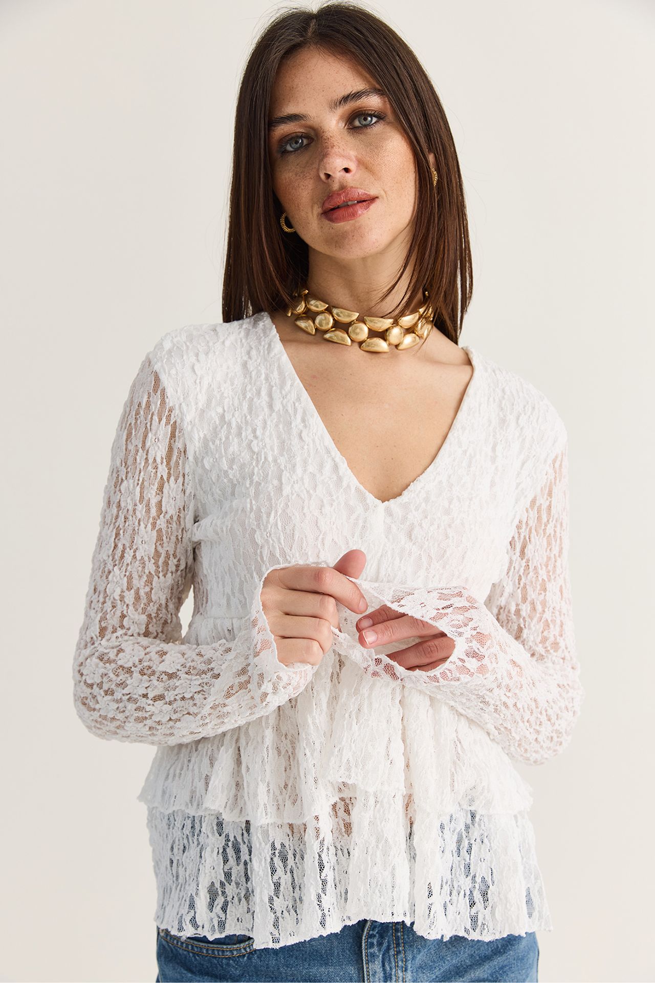 LUCCI Straight Fit Blouse 5