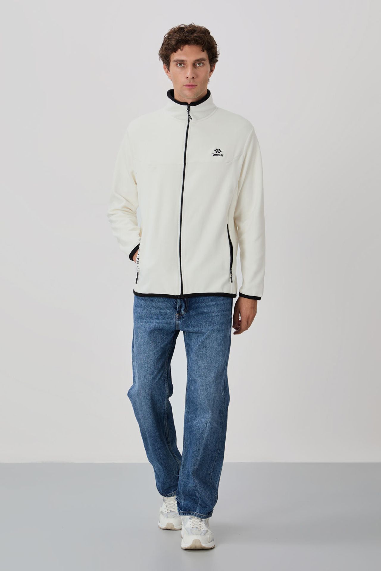 TOMMY Men's Plush Zip-Front Sweatshirt 2