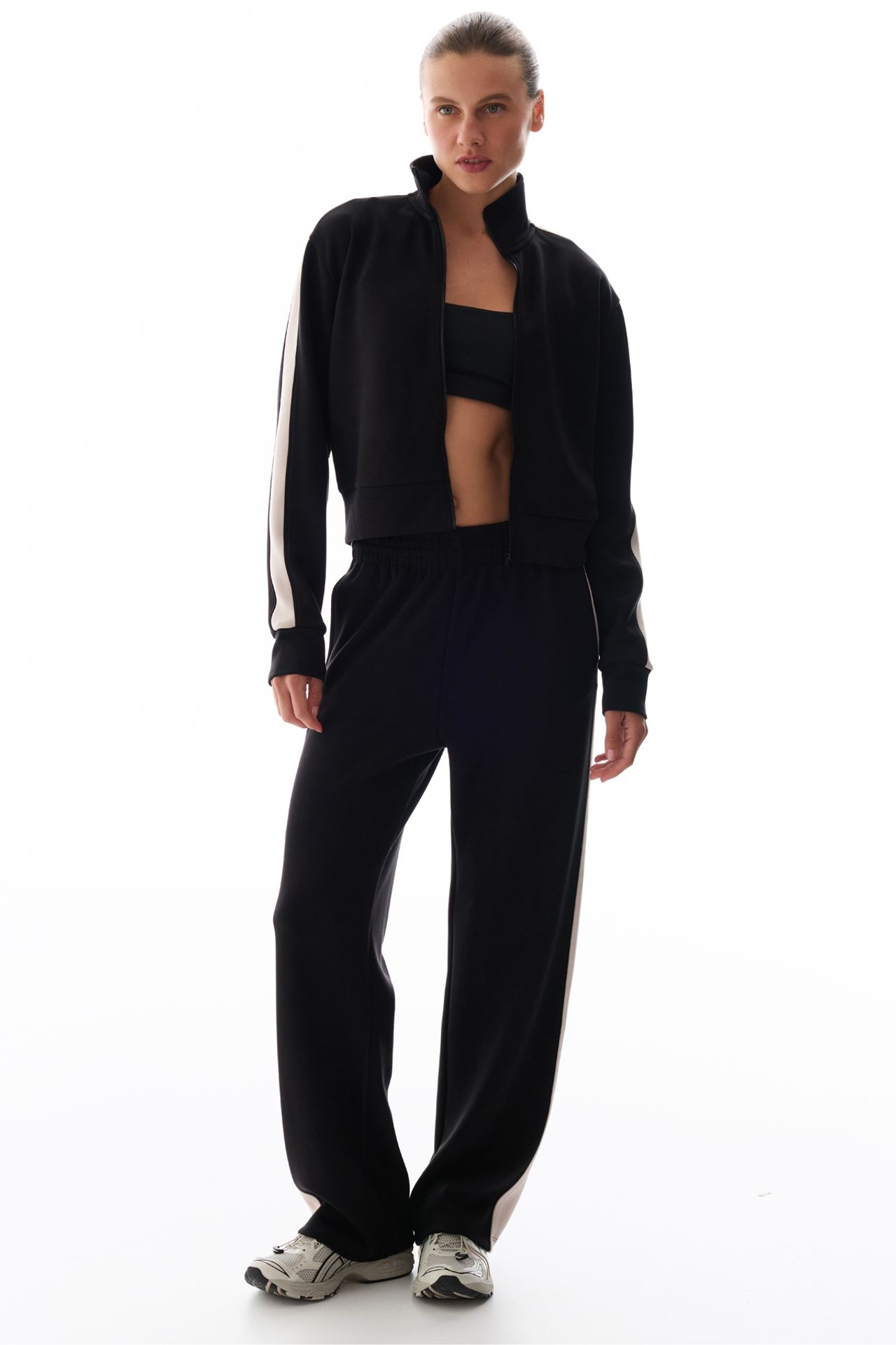 PENTI Silky Touch Striped Detail Sweatshirt 2