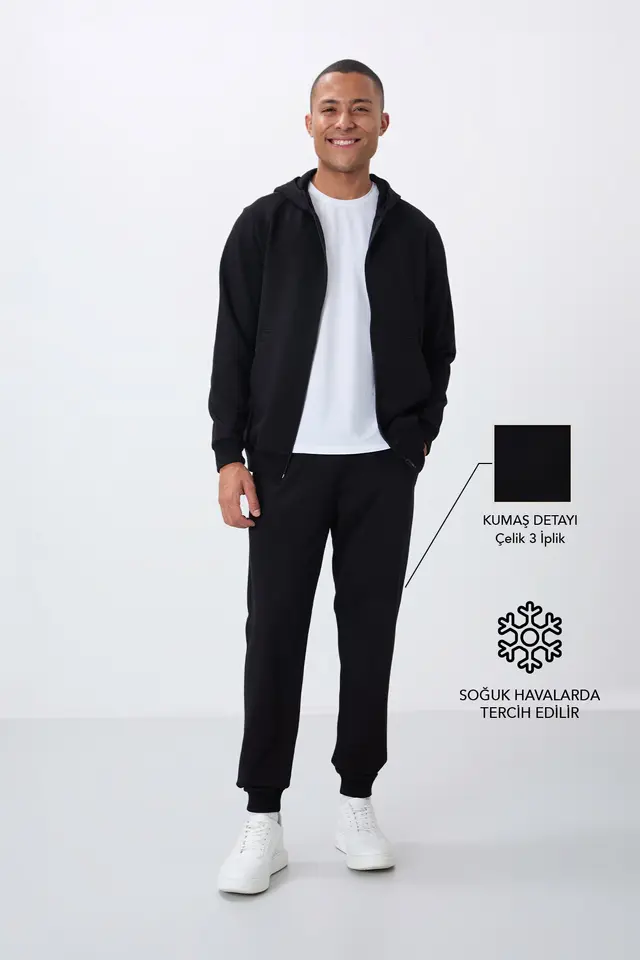 TOMMY Men's Hooded Sweatshirt And Pants Set