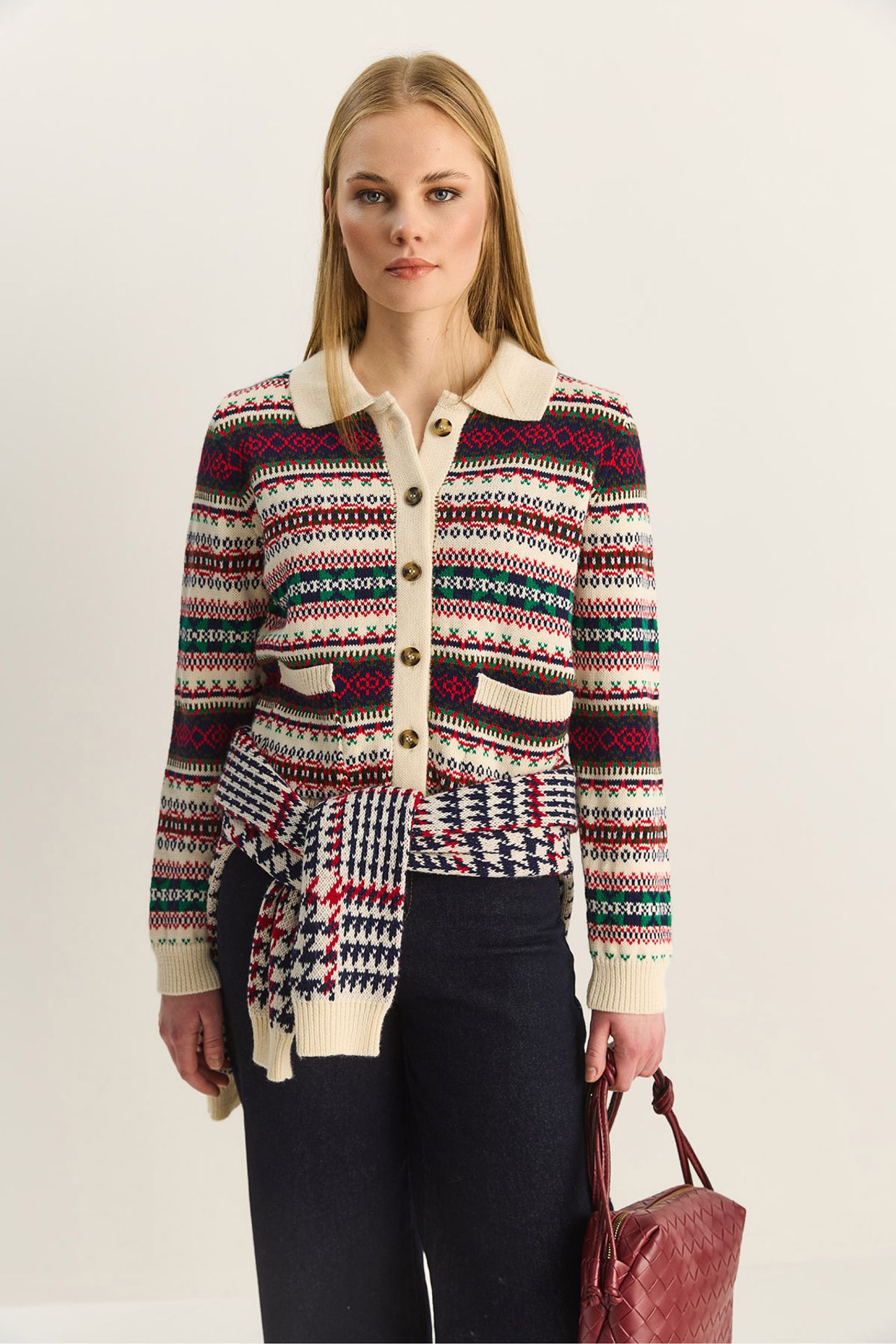 LUCCI Women's Knit Cardigan 6