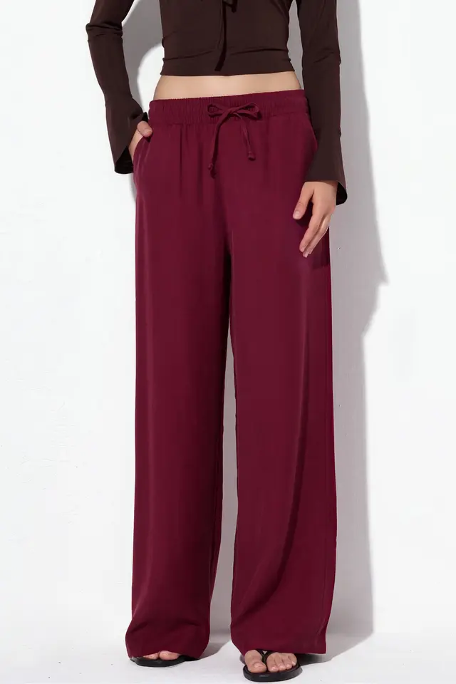 BDART High Waist Wide Leg Trousers with Pocket