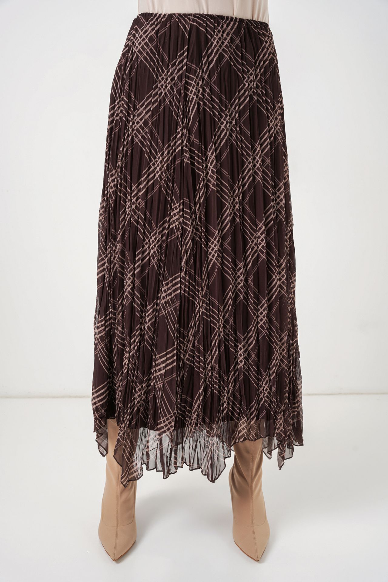 BDART Asymmetrical Patterned Maxi Skirt 2