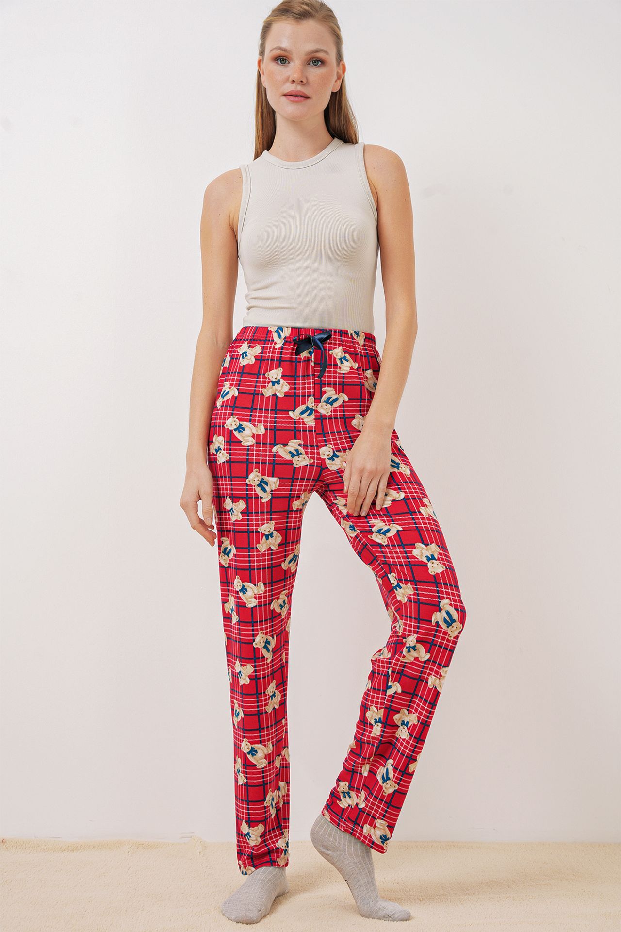 BDART Patterned Mid Waist Lounge Bottoms 3