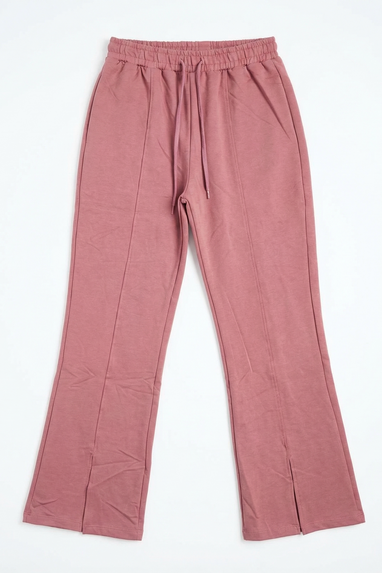 MY FASHION High-Waist Wide-Leg Knit Joggers 6
