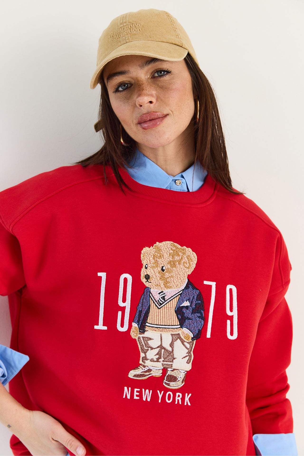 LUCCI Relaxed Fit Printed Crew Neck Sweatshirt 6