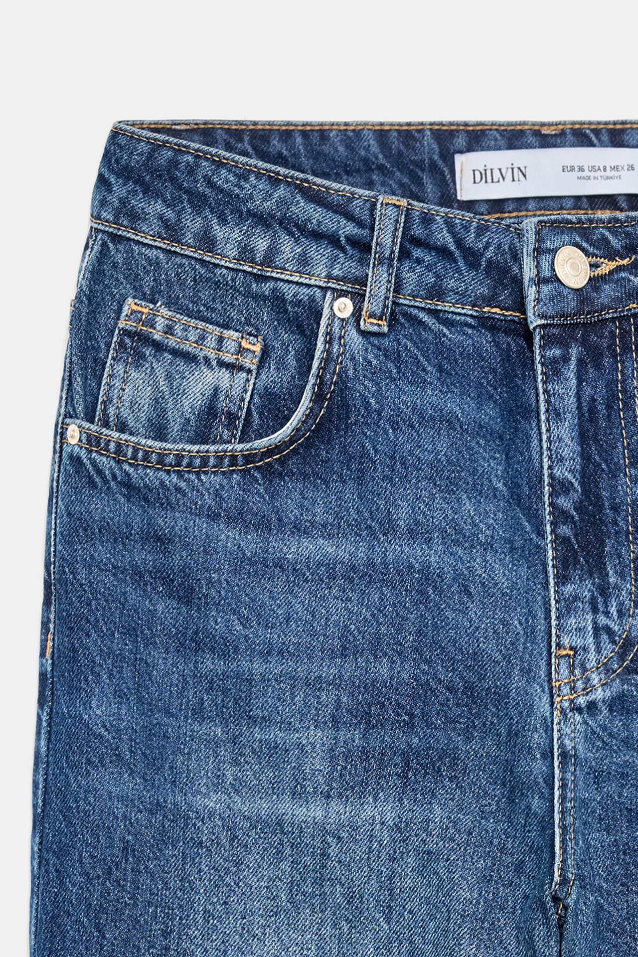 DILVIN Women's Cotton Jeans 7