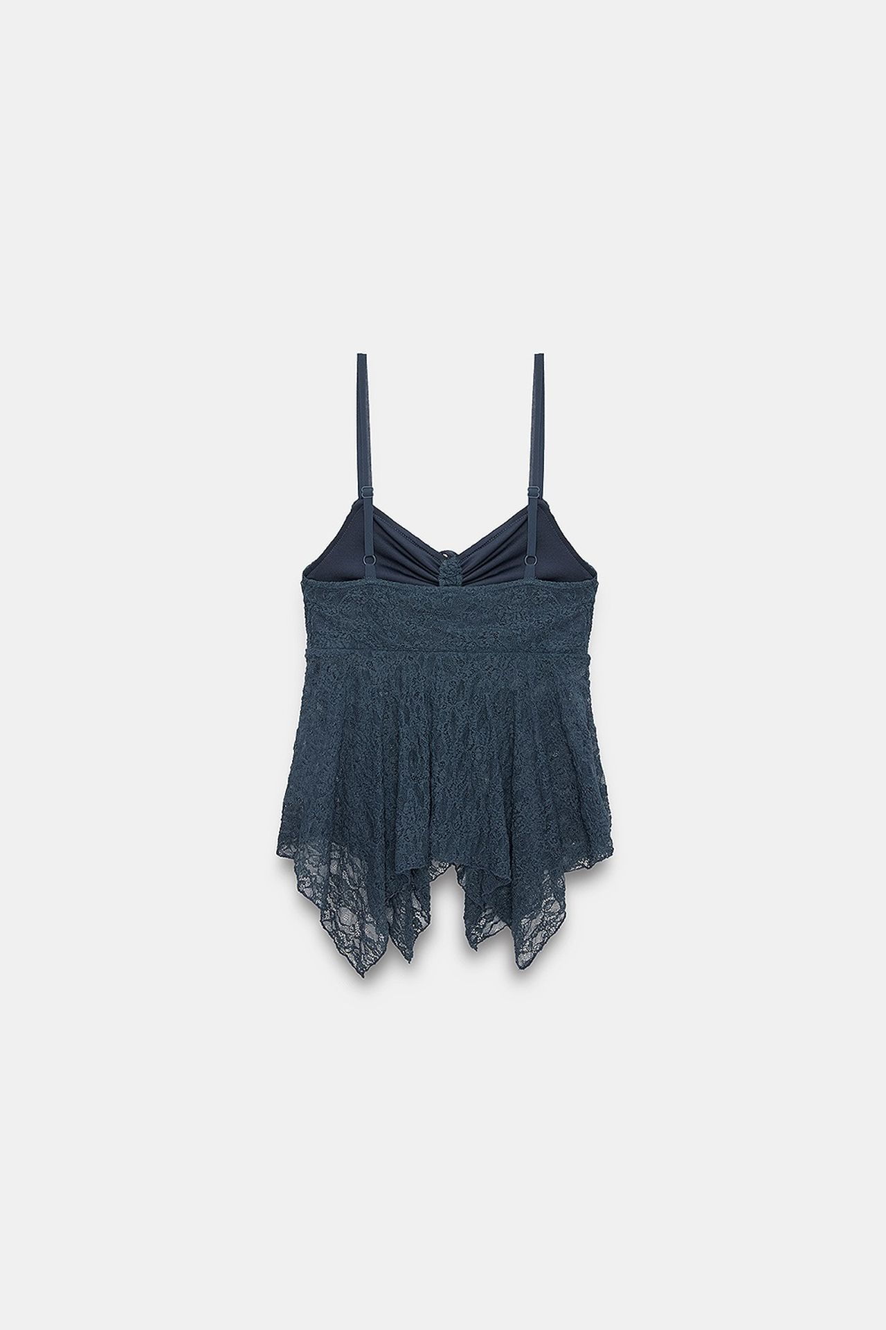 DILVIN Lace Tie-front Sleeveless Blouse 6