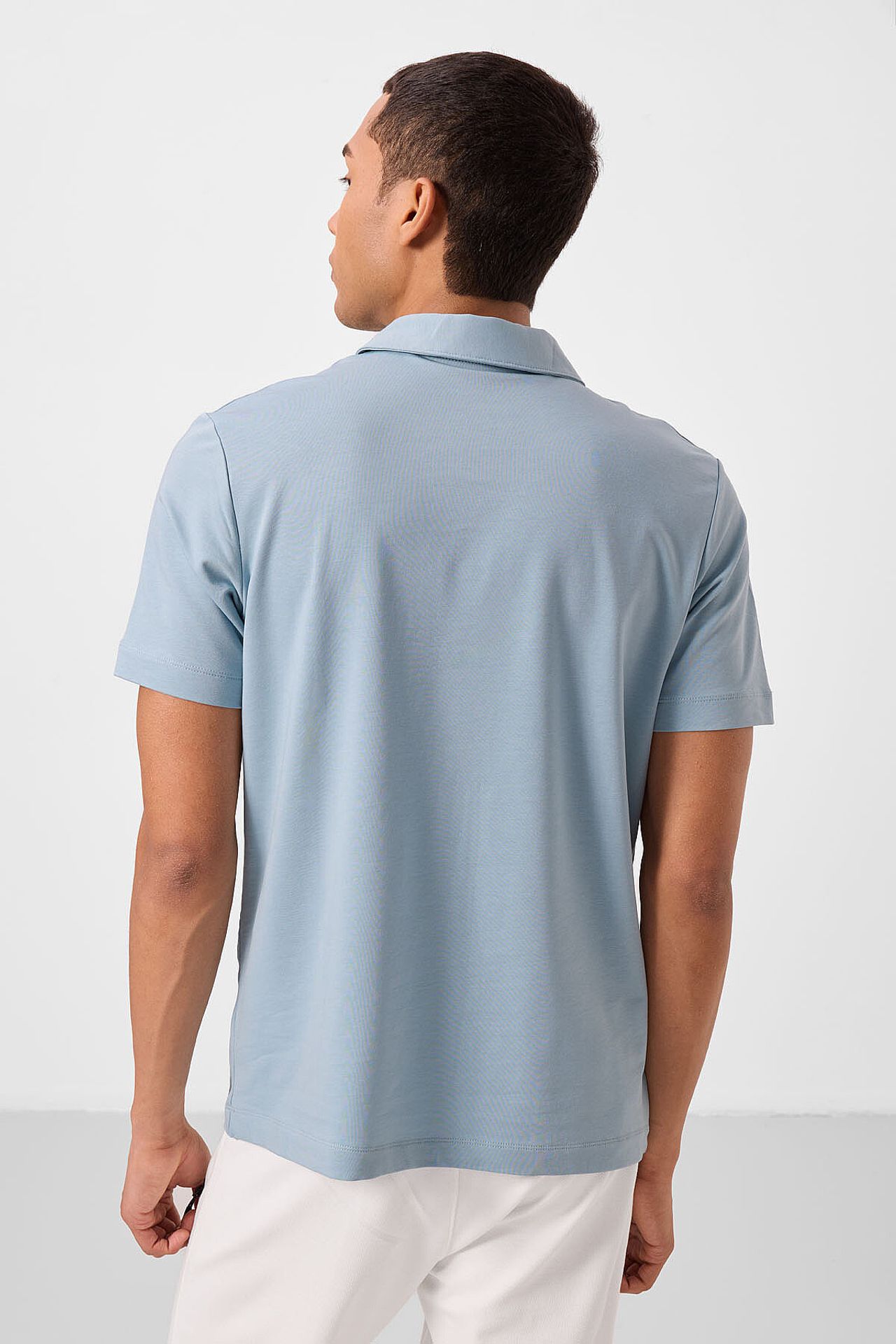 TOMMY Men's Cotton Elastane Polo T-Shirt 5
