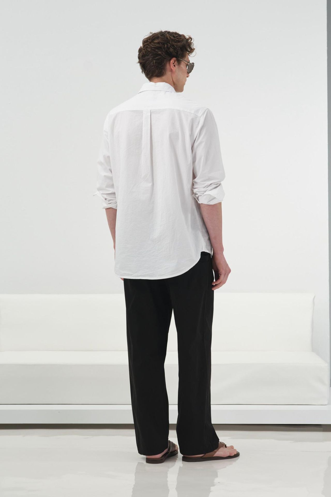 GIESTO Casual Long Sleeve Cotton Shirt with Pocket 4