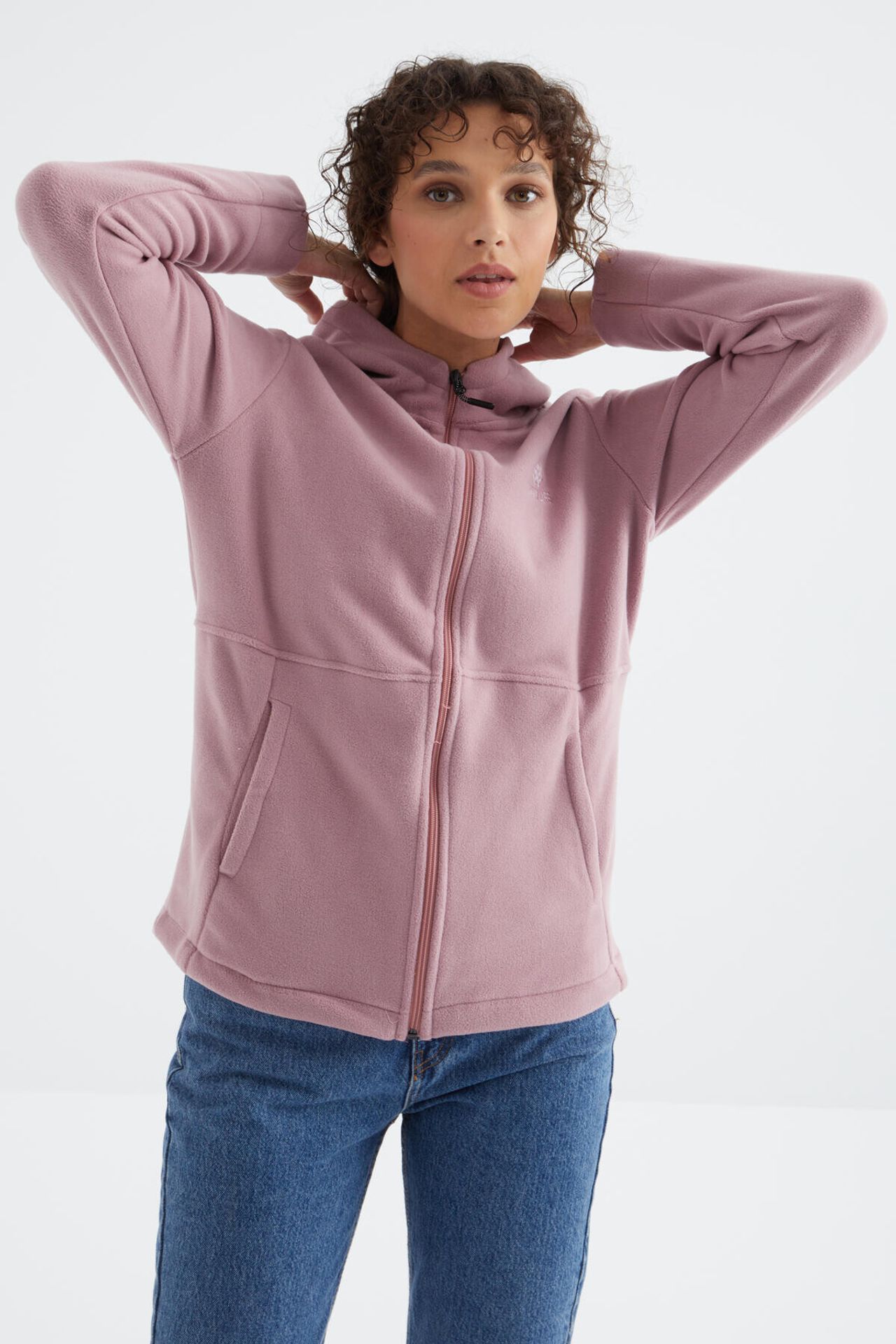 TOMMY Women's Hooded Zip Sweatshirt 5