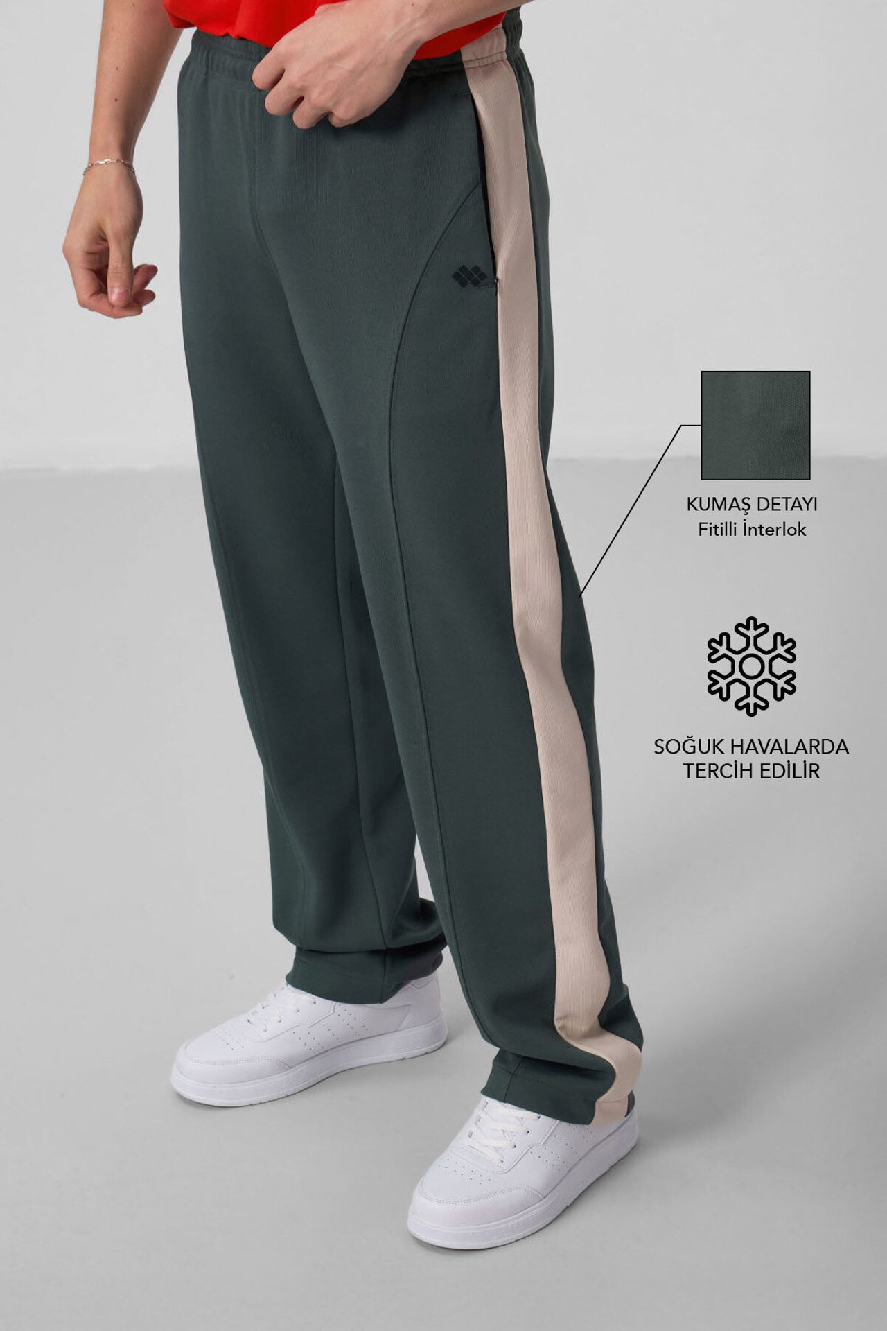 TOMMY Men's Color-Blocked Palazzo Pants 2
