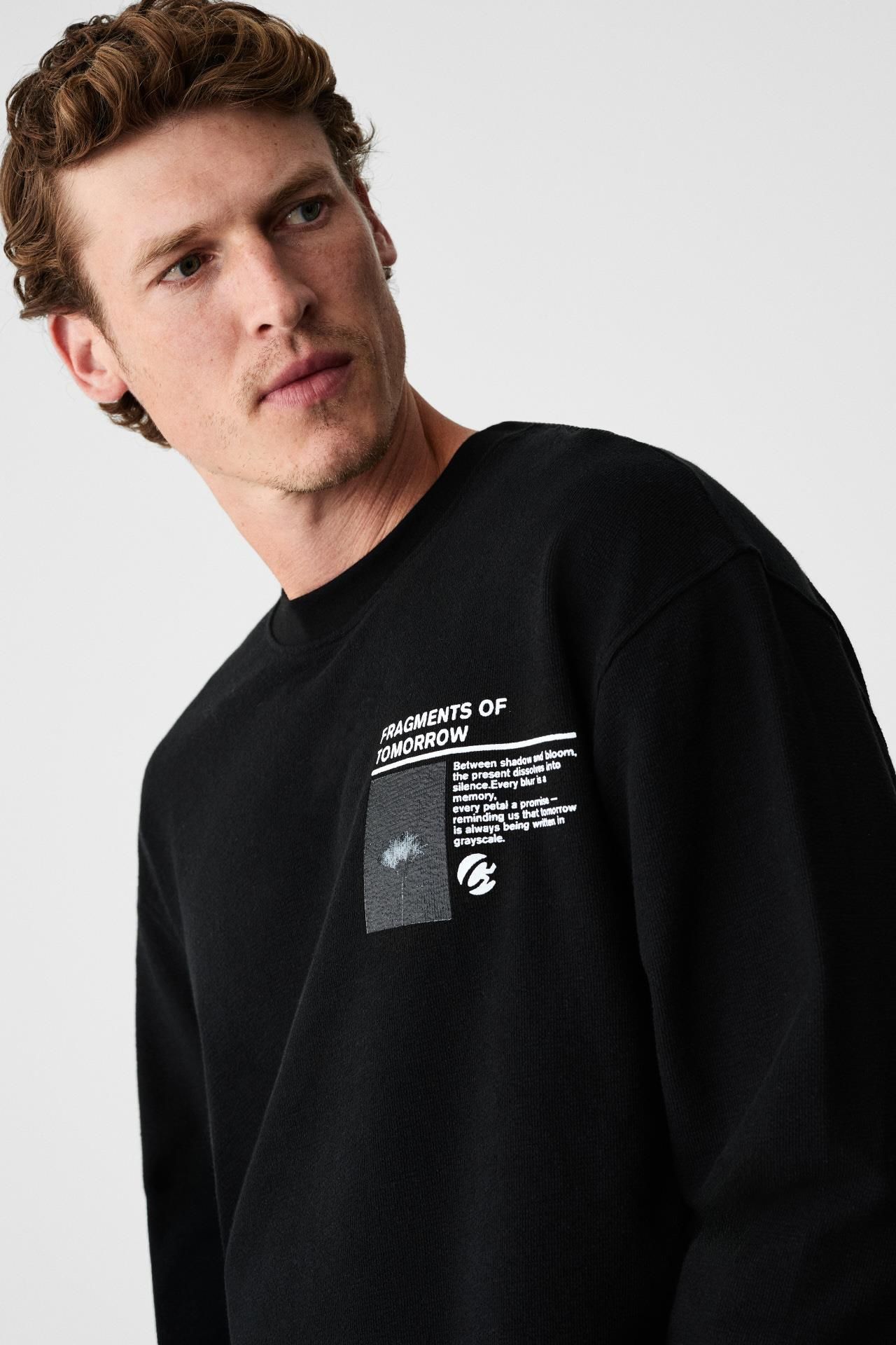 GRIMELANGE Regular Fit Crew Neck T-Shirt 5
