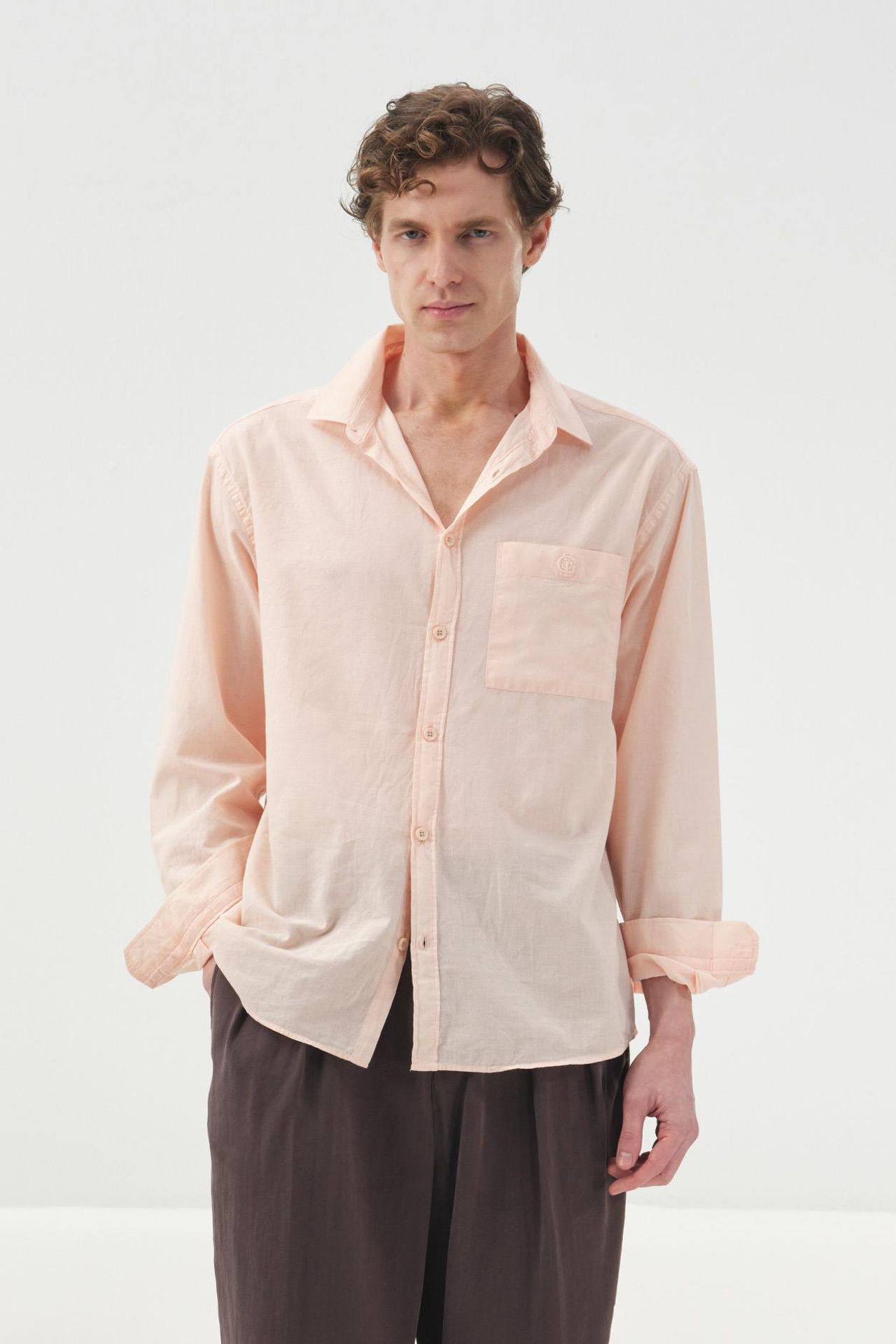 GIESTO Erkek Pamuklu Poplin Regular Fit Gömlek 4