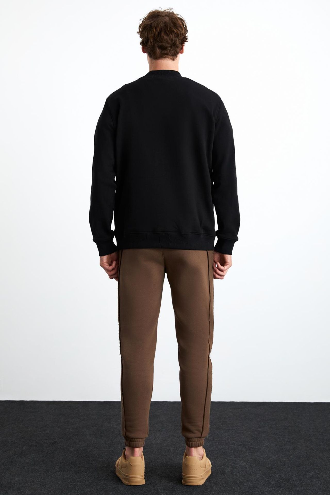 GRIMELANGE Logolu Bisiklet Yaka Sweatshirt 6
