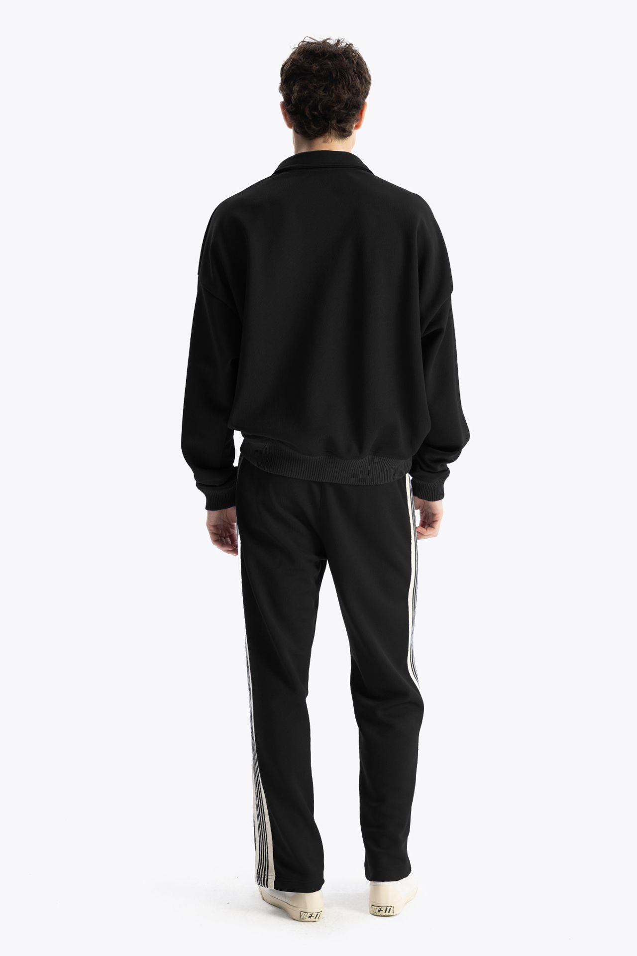 GIESTO Drawstring Neckline Printed Sweatshirt 5