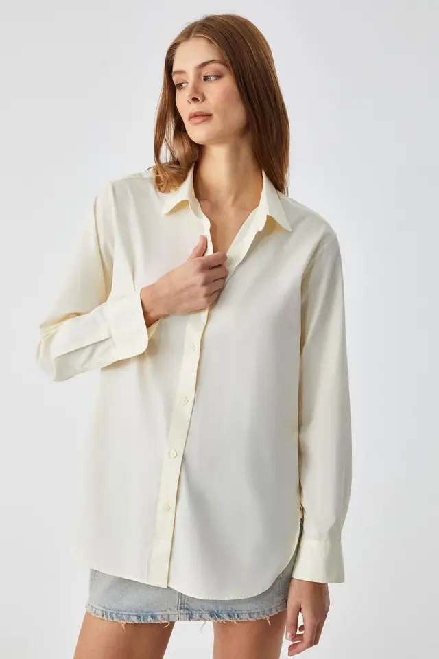 GRIMELANGE Oversized Long Sleeve Shirt