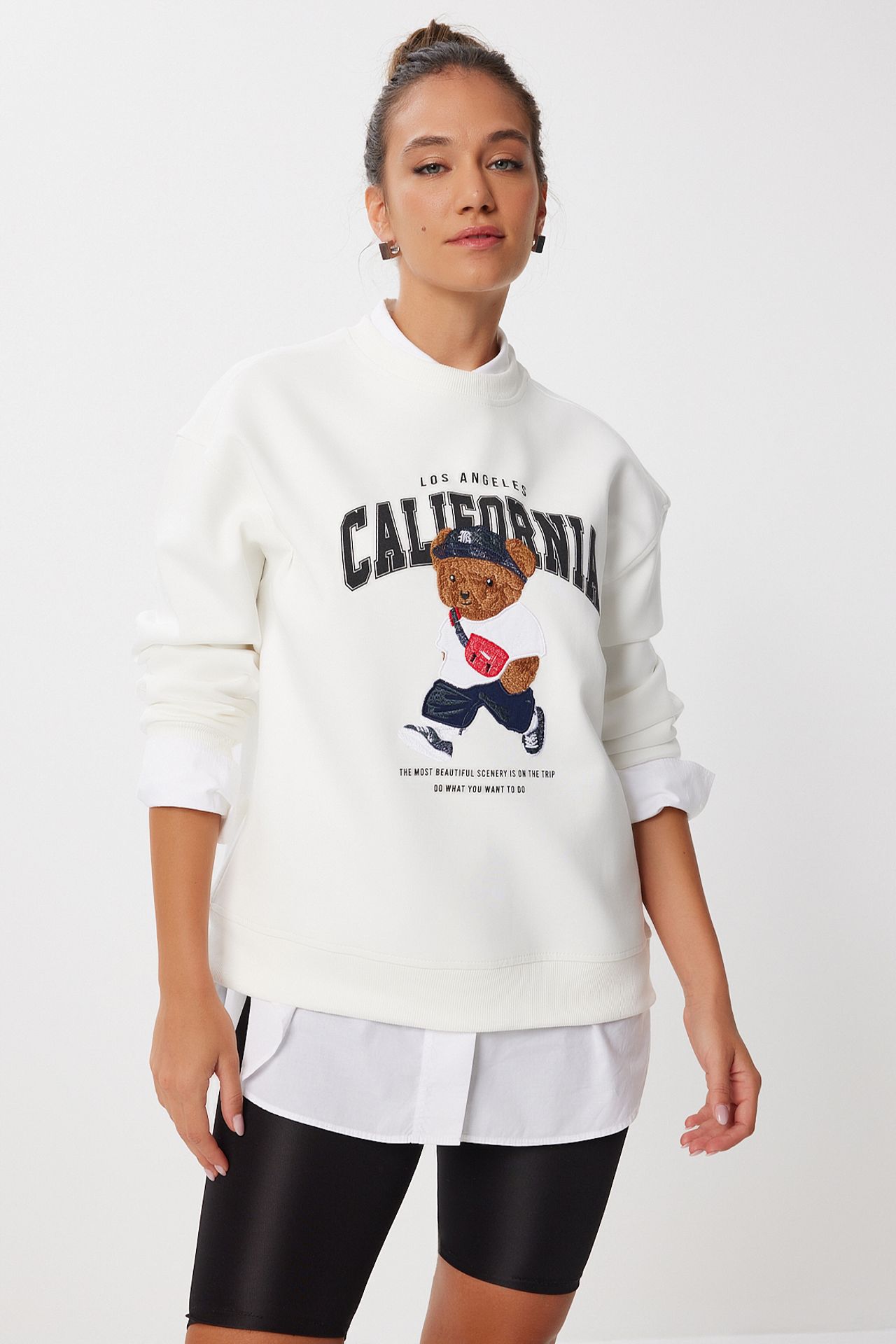 ISTANBUL Crew Neck Printed Sweatshirt 2