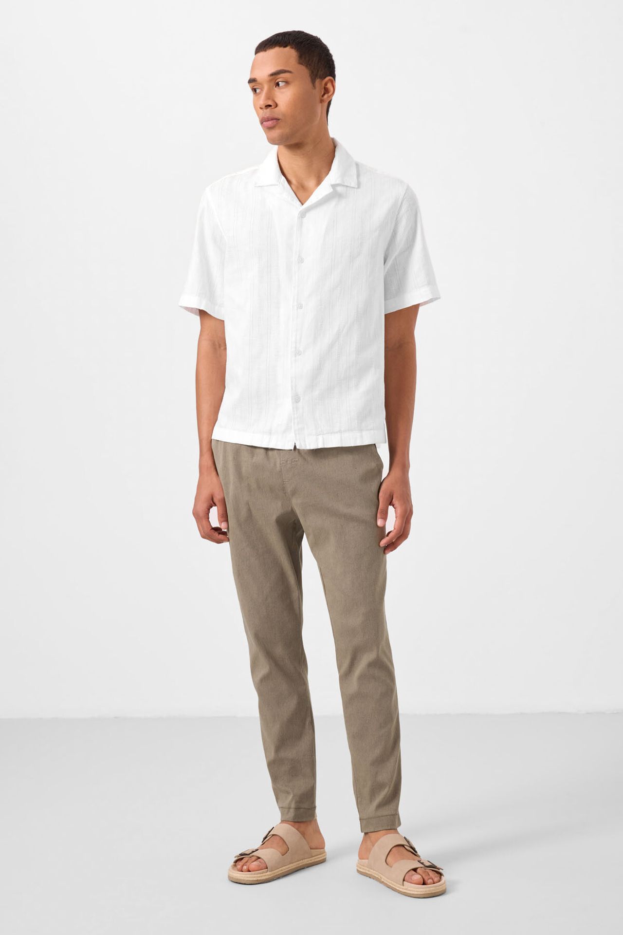 TOMMY Men's Straight-leg Gabardine Chinos 3