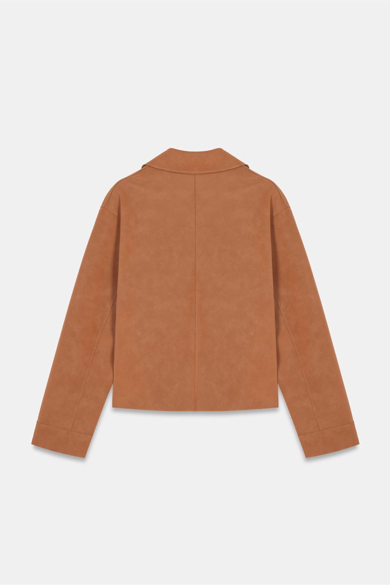DILVIN Women’s Crop Faux Suede Jacket 6