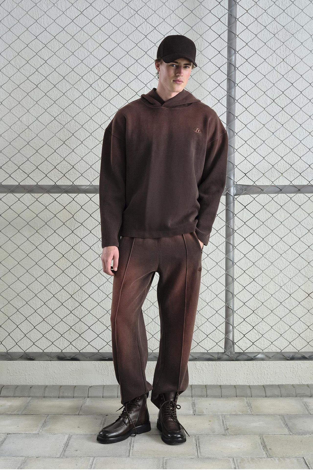 GIESTO Mid Waist Knit Pants 1