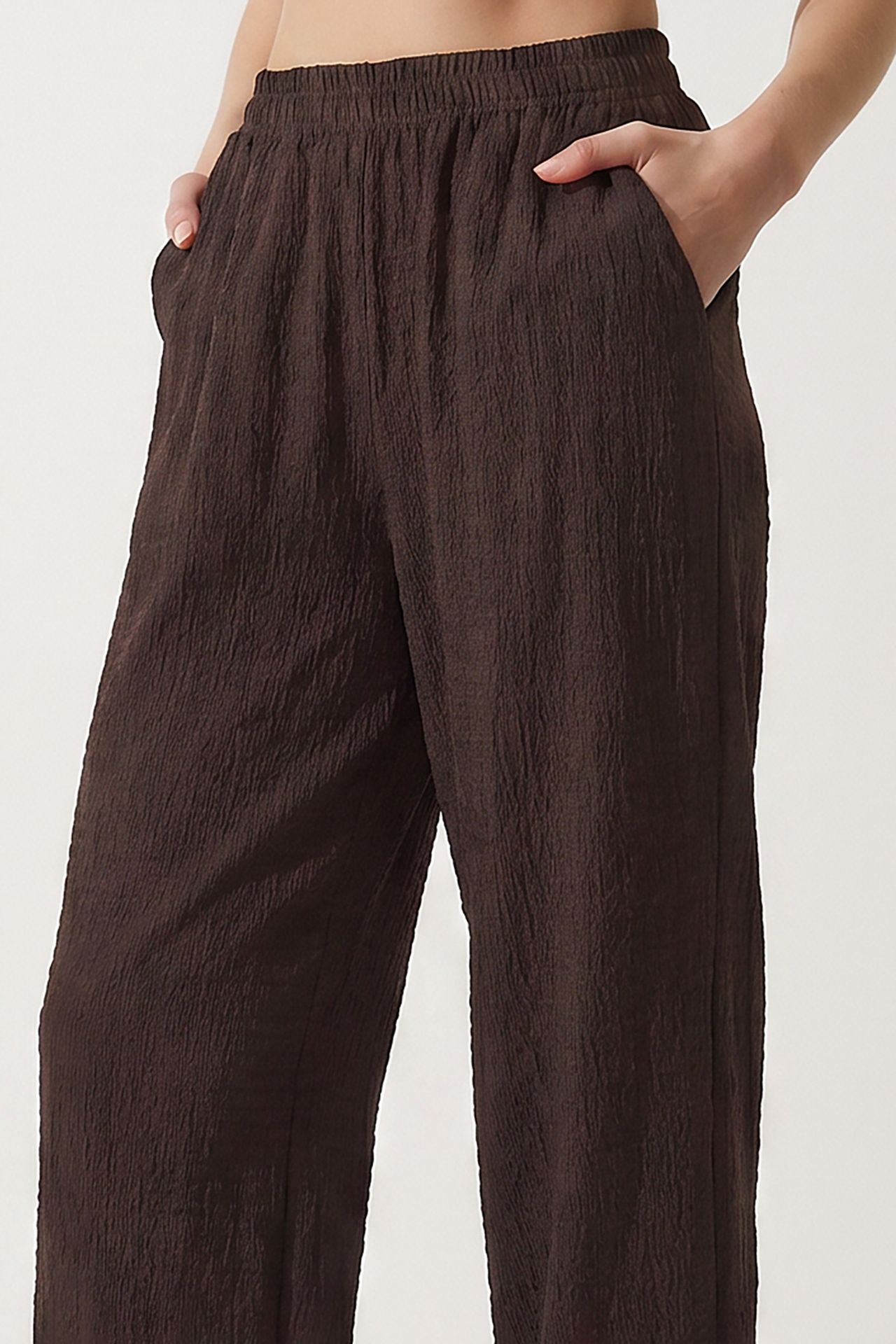 ISTANBUL Women's Ankle-length Crepe Salwar Pants 4