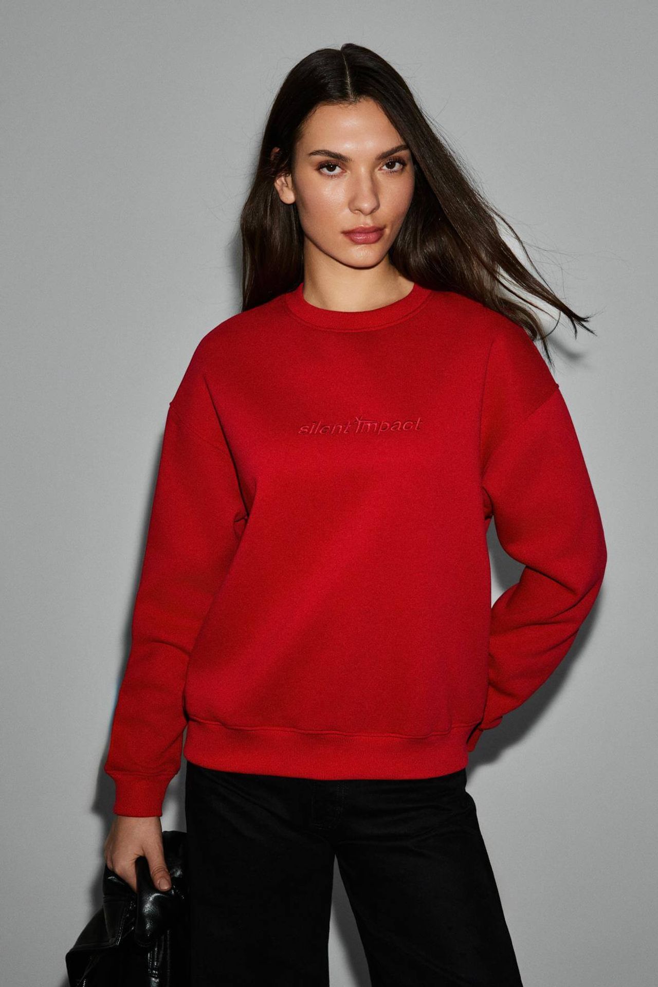 GRIMELANGE Oversized Crew Neck Sweatshirt 3