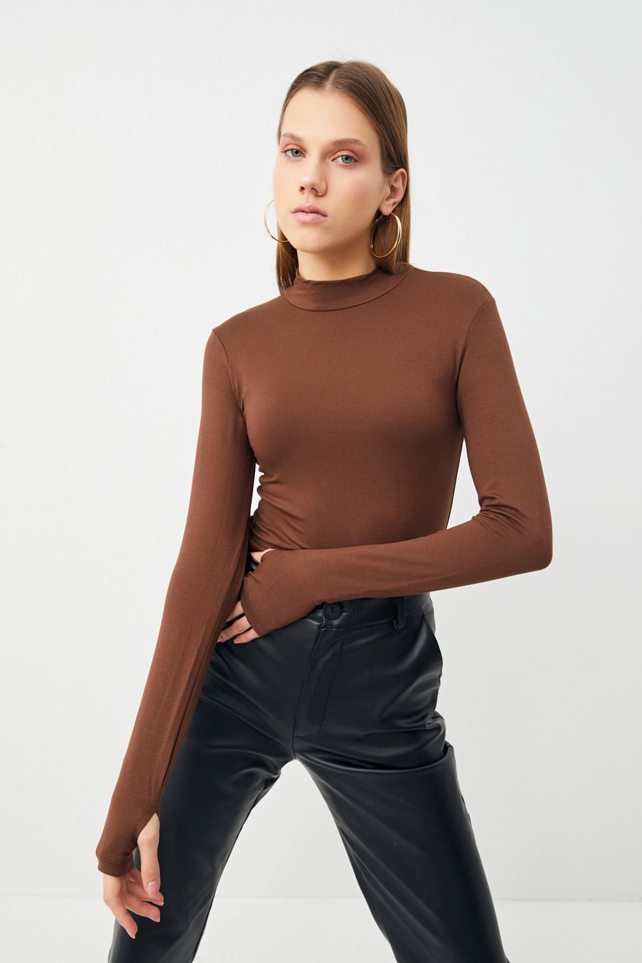 BIPANTOLON Kadın 2'li Cut Out Detaylı Yarım Balıkçı Yaka Body 2