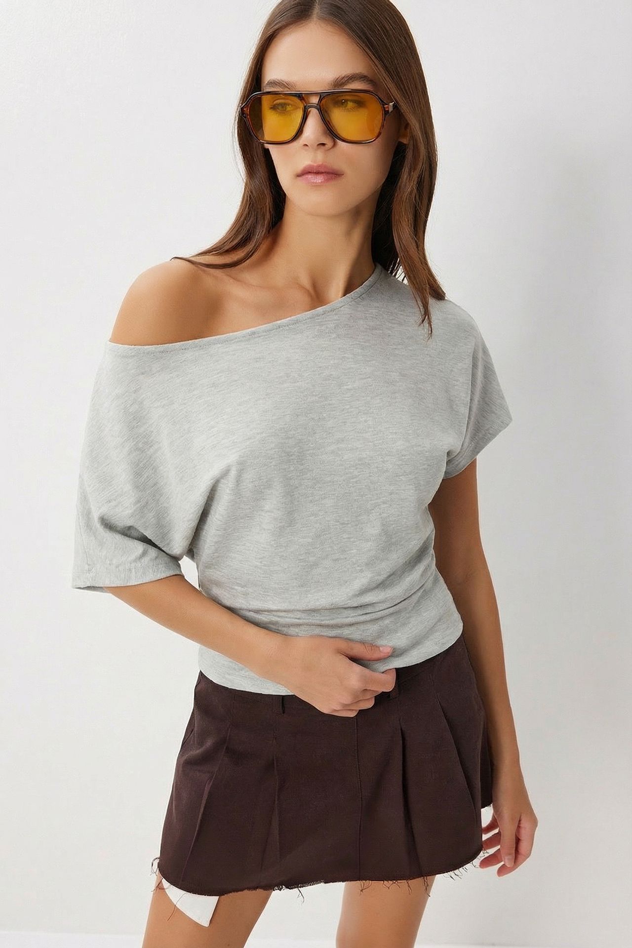 ISTANBUL Off Shoulder Knitted Blouse 2