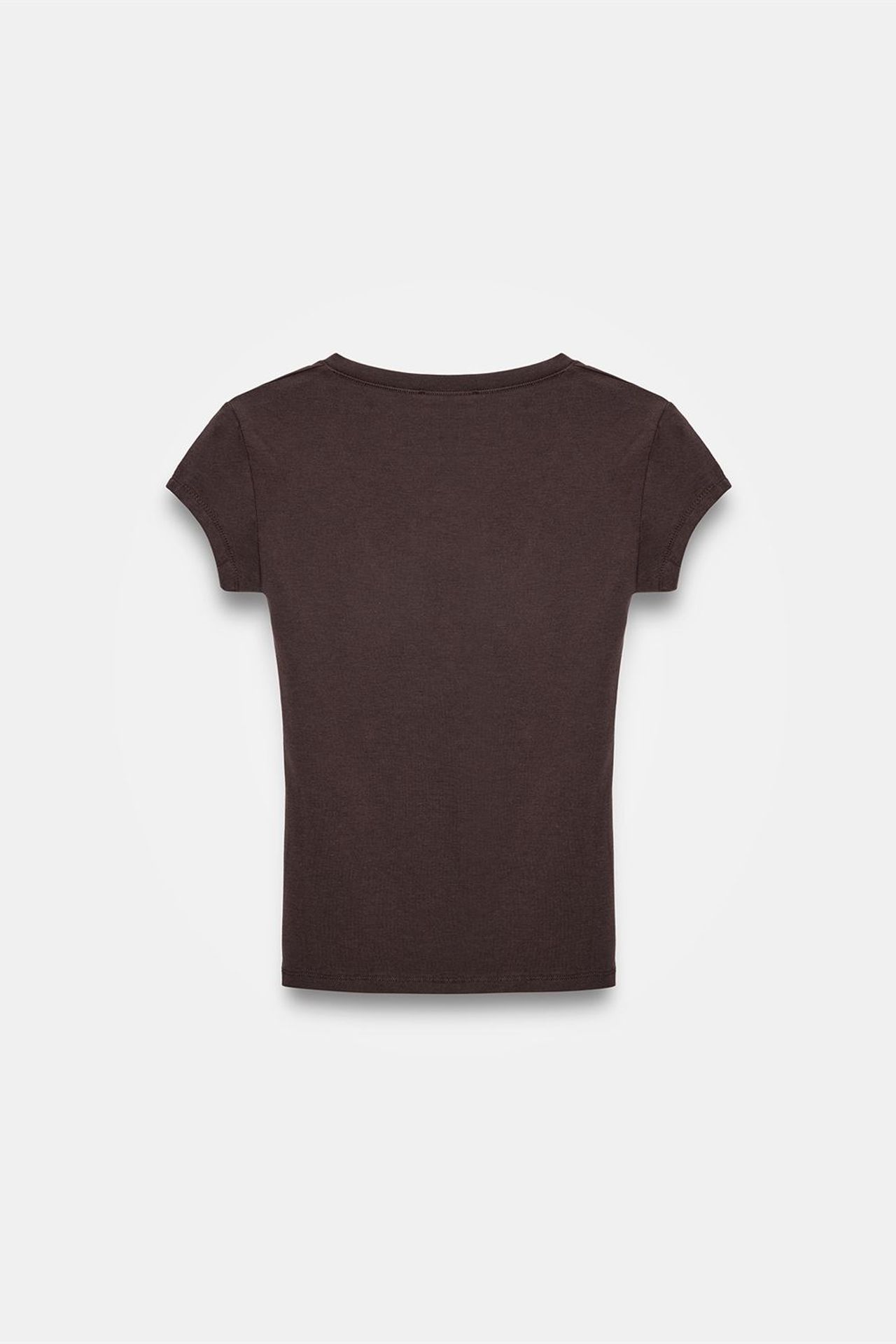 DILVIN Slim Fit V-Neck Jersey Blouse 6