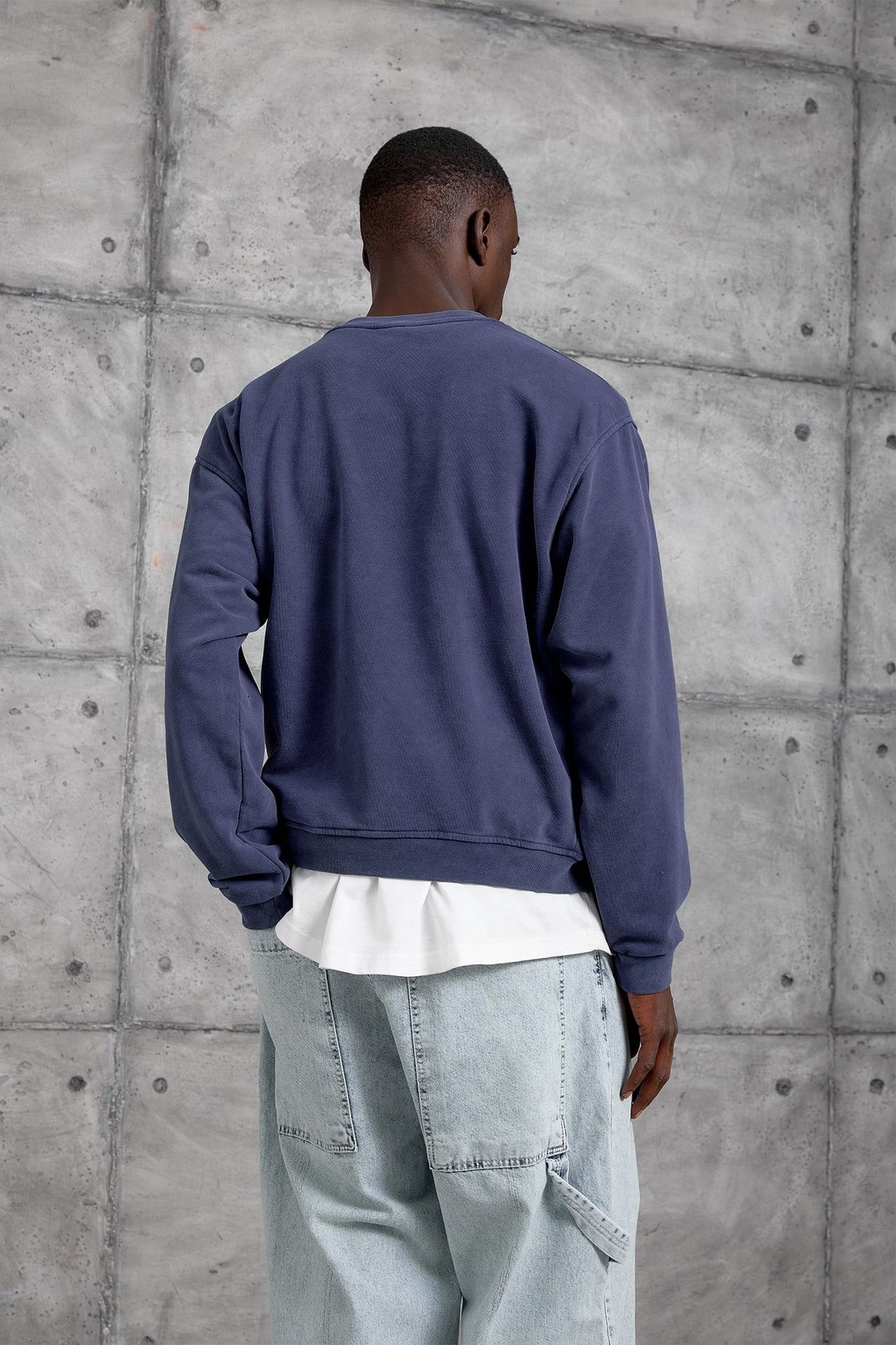 NOMARC Baskılı Oversize Bisiklet Yaka Sweatshirt 5