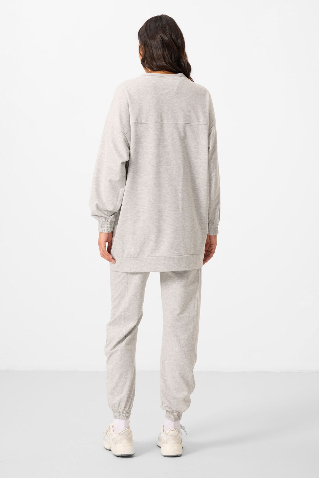 TOMMY Oversized Fleece Sweatshirt And Pants Set 6