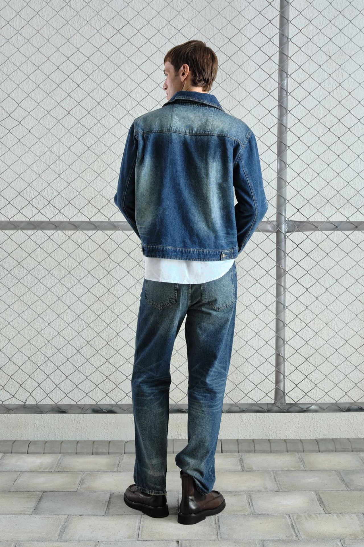 GIESTO Denim Buttoned Jacket with Pocket 3