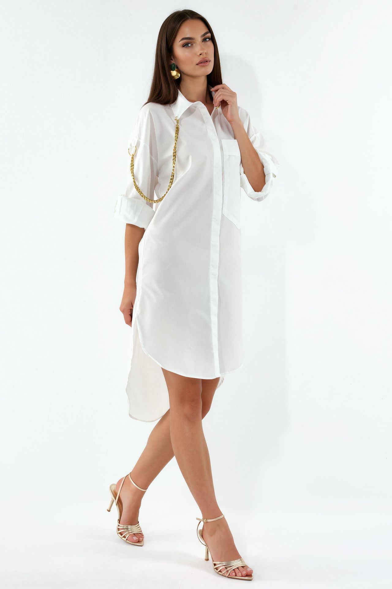 MSN Oversized Mini Shirt Dress 4