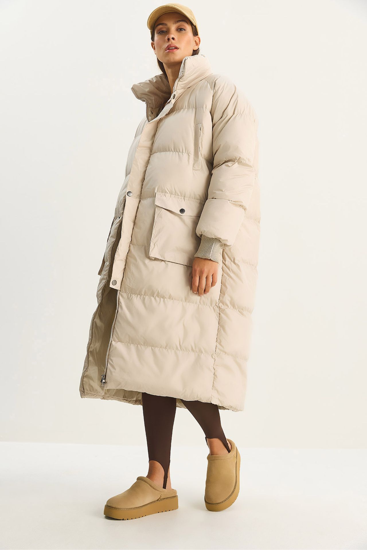 LUCCI Oversize Long Puffer Coat