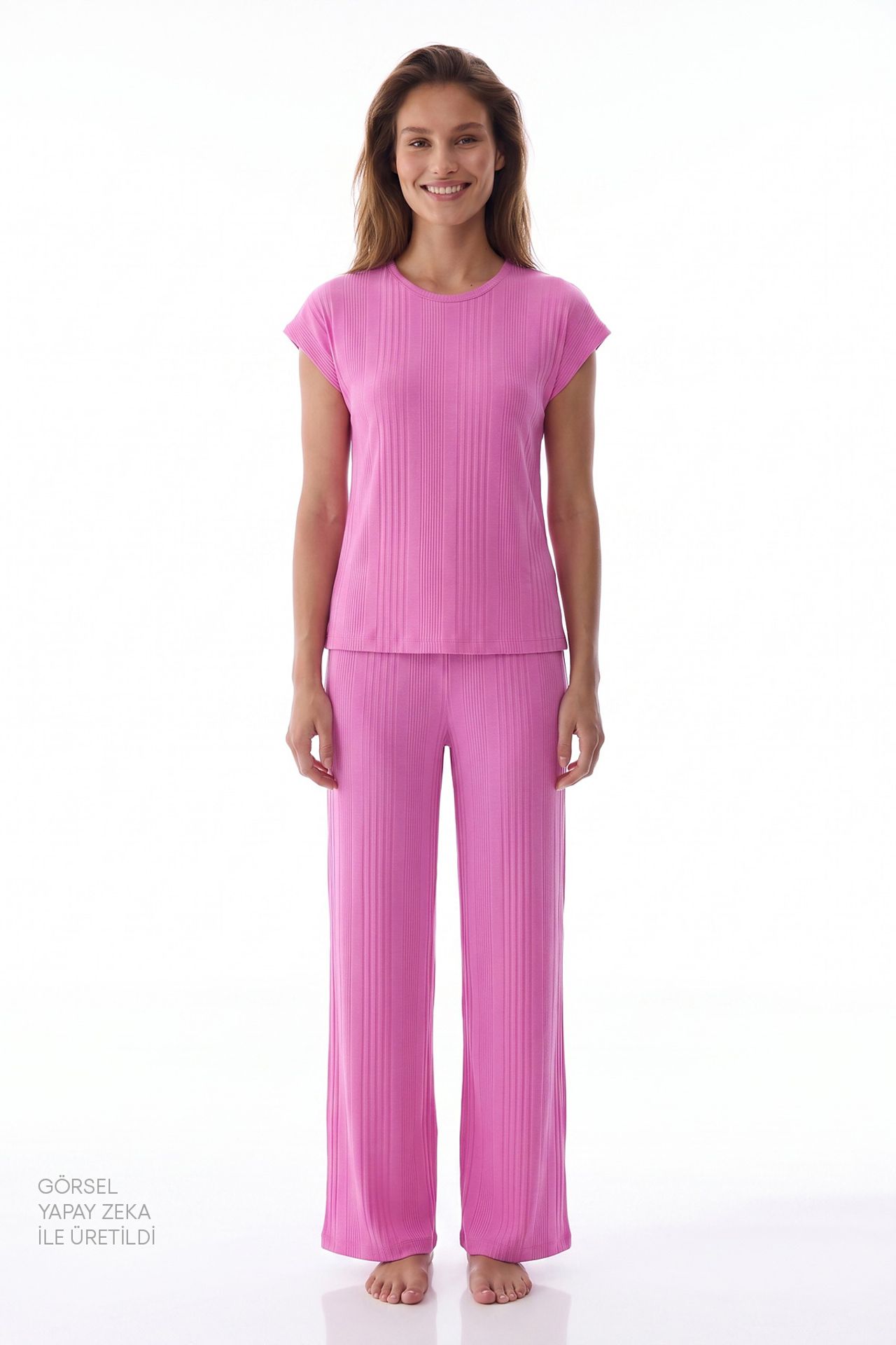PENTI Flora Short Sleeve Trousers Pajama Set 1