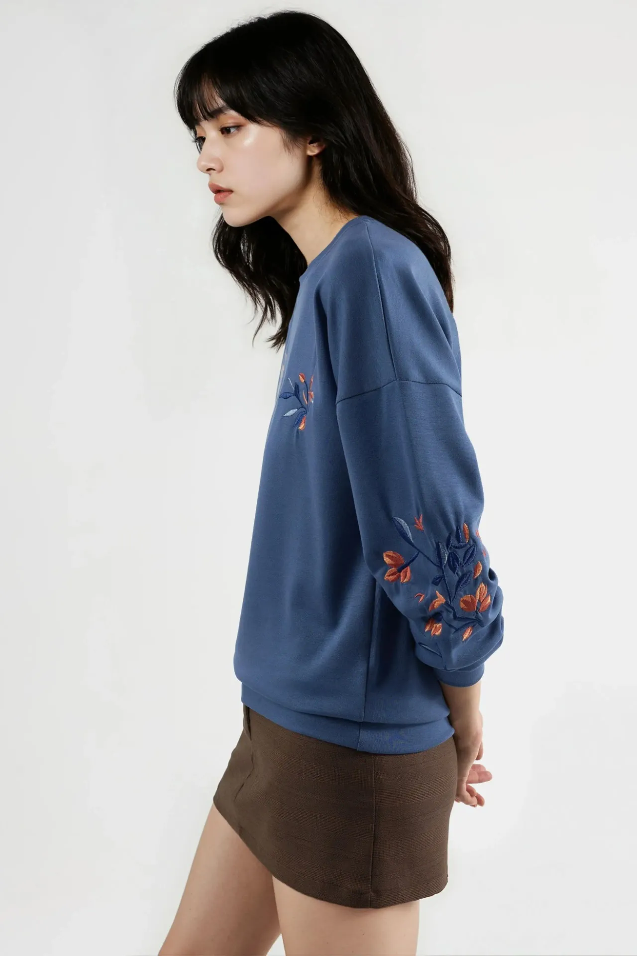 BERSAN Kadın Bisiklet Yaka Sweatshirt 4