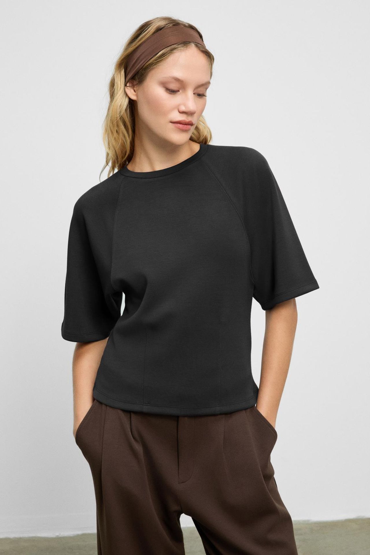 GRIMELANGE Long-Sleeve Pull-On Blouse 1