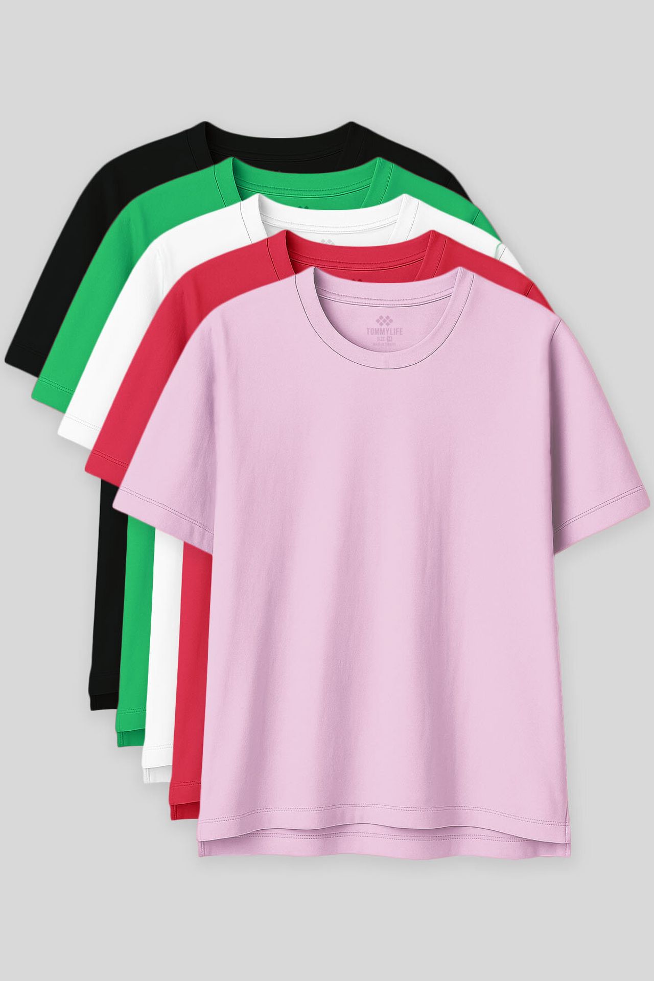 TOMMY Oversized Cotton-Modal Crew Neck T-Shirt 1