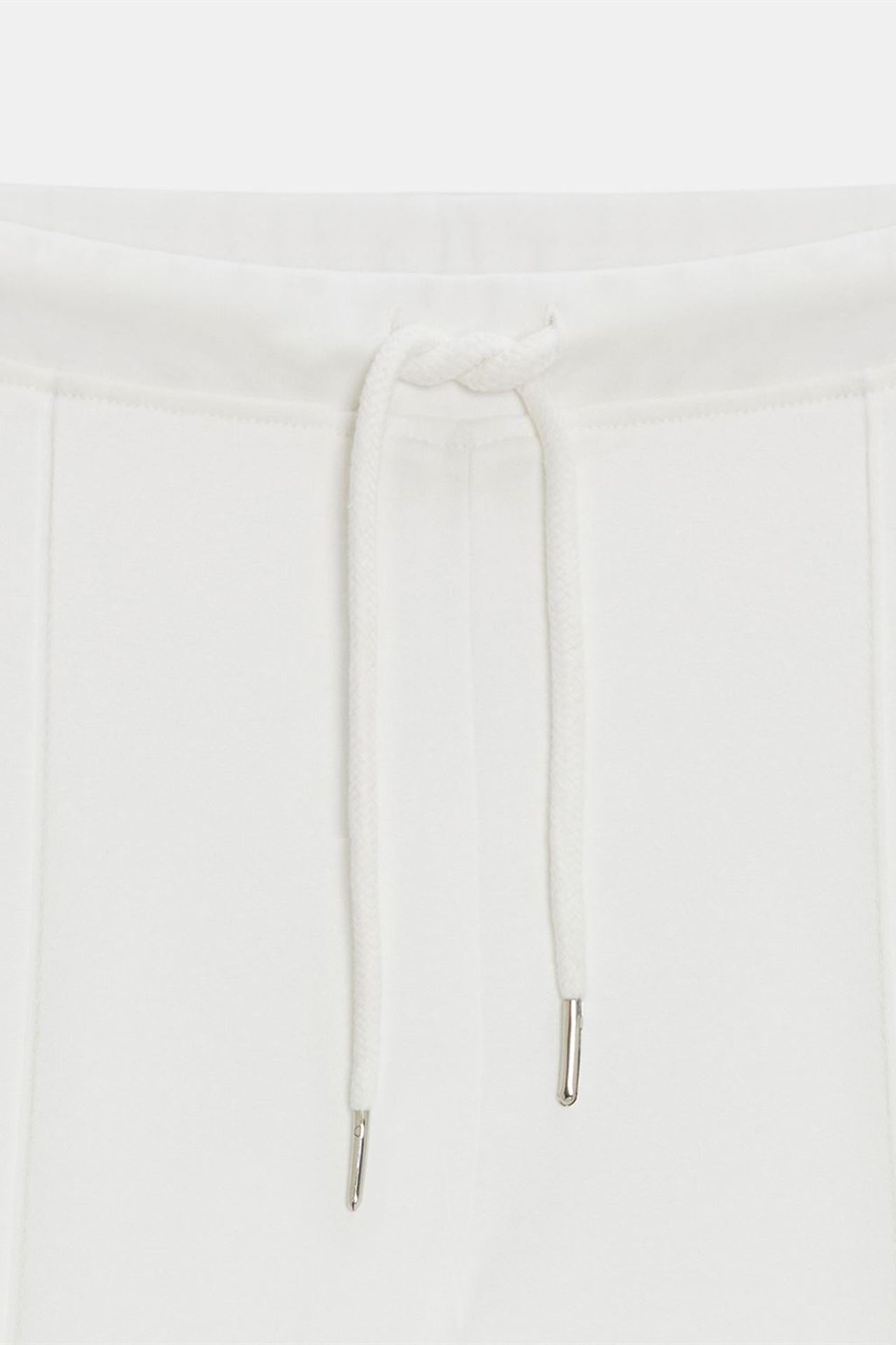 DILVIN Mid-Waist Flare Jersey Pants With Drawstring 7