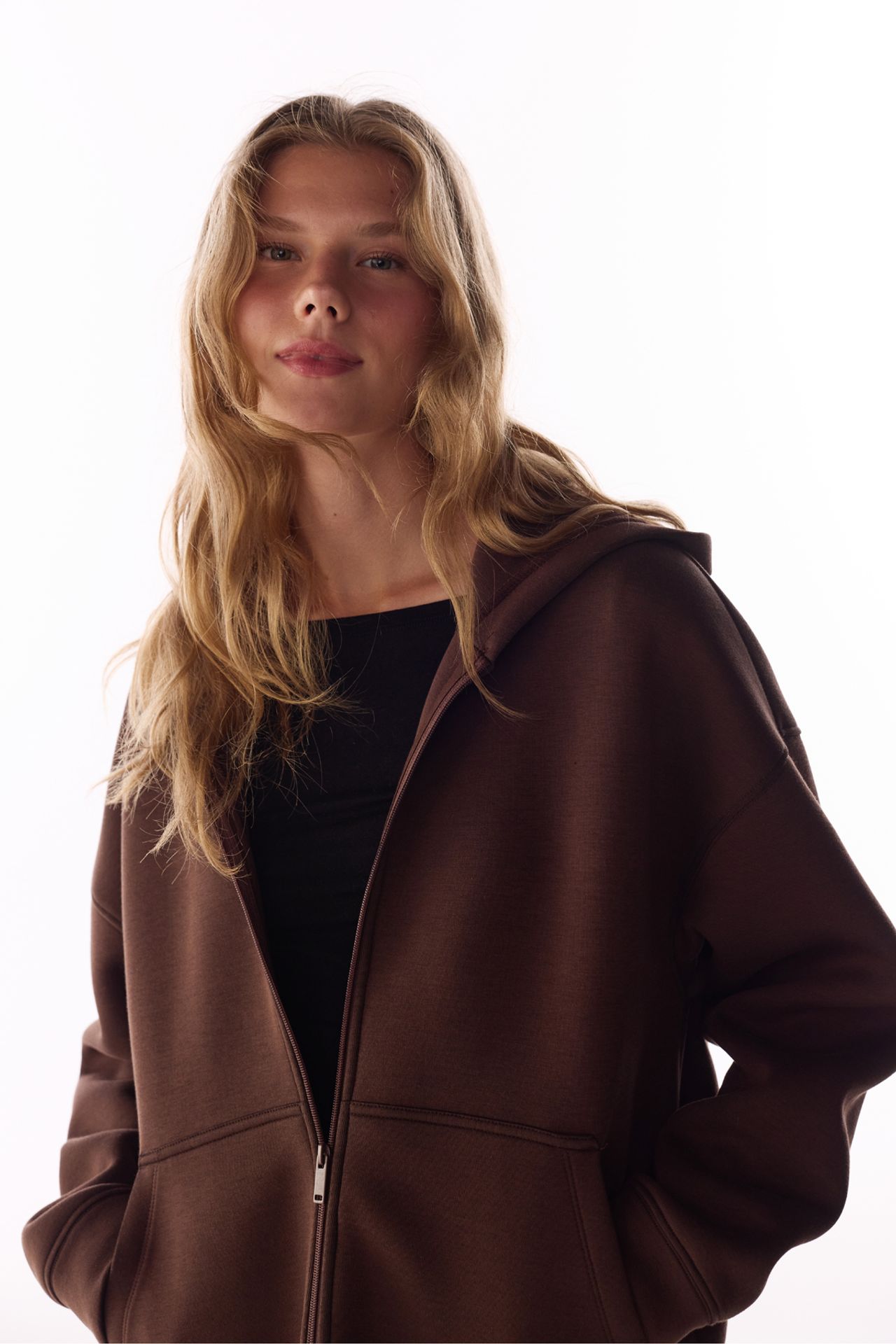 PENTI Zippered Hooded Scuba Jacket 1