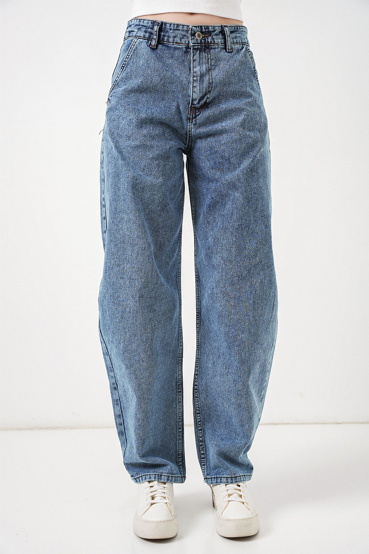 BDART Linen Blended Straight Leg Denim Jeans