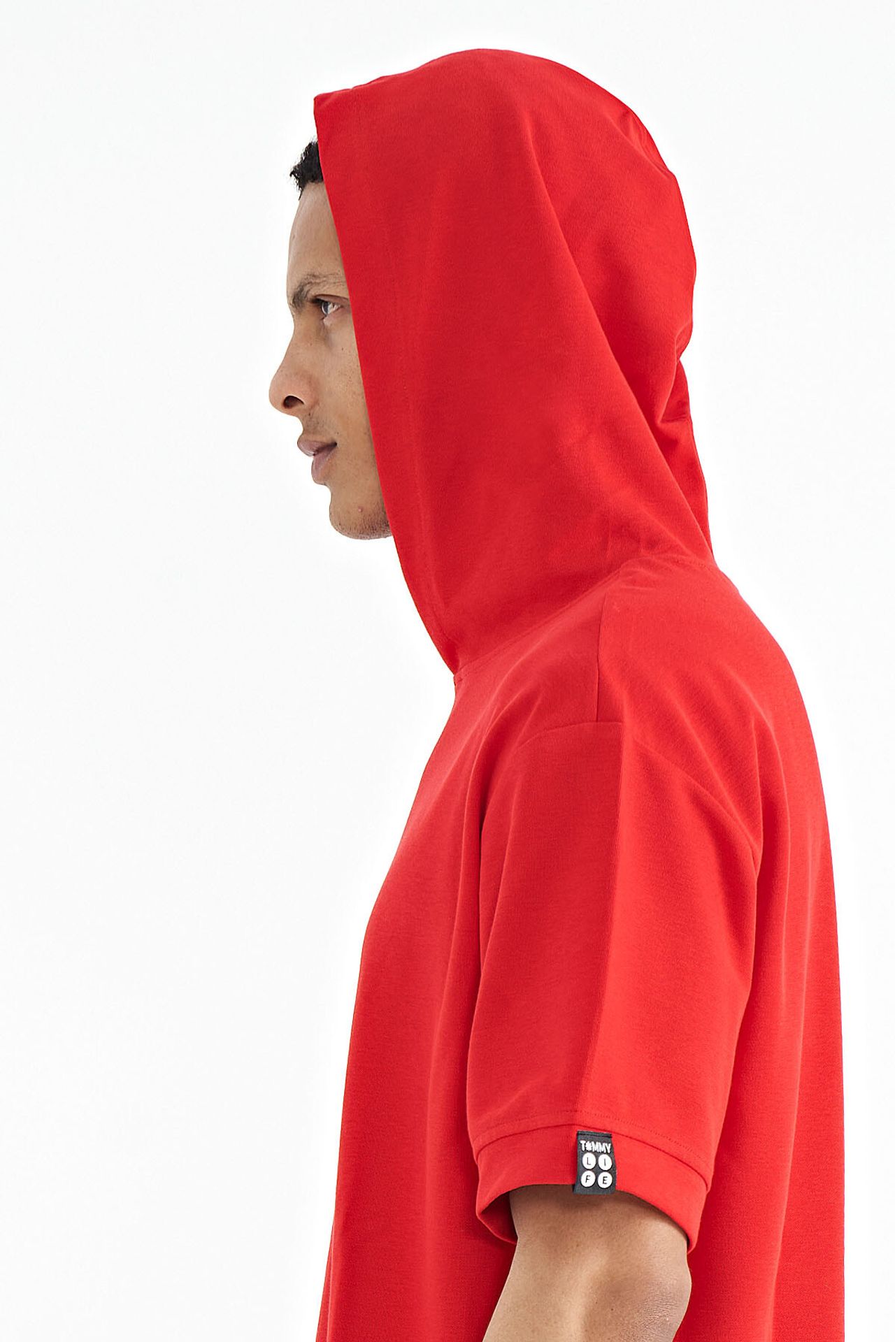 TOMMY Oversized Hooded Short-sleeve T-shirt 4