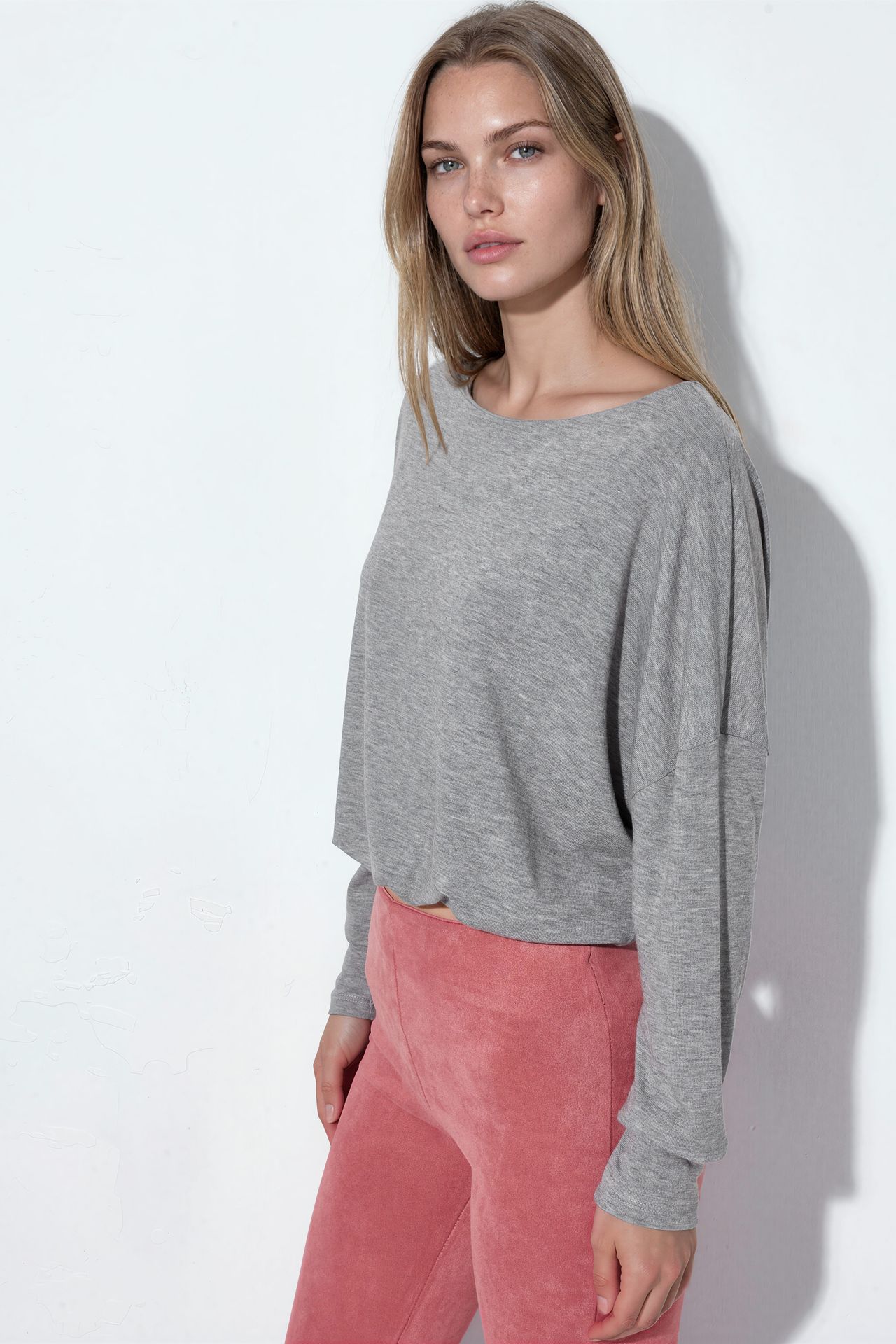 BUSEM Women's Crew Neck Long Sleeve Top 2