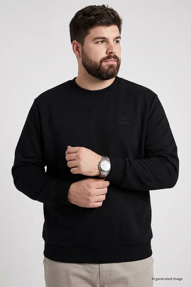 TOMMY Crew Neck Long Sleeve Sweatshirt