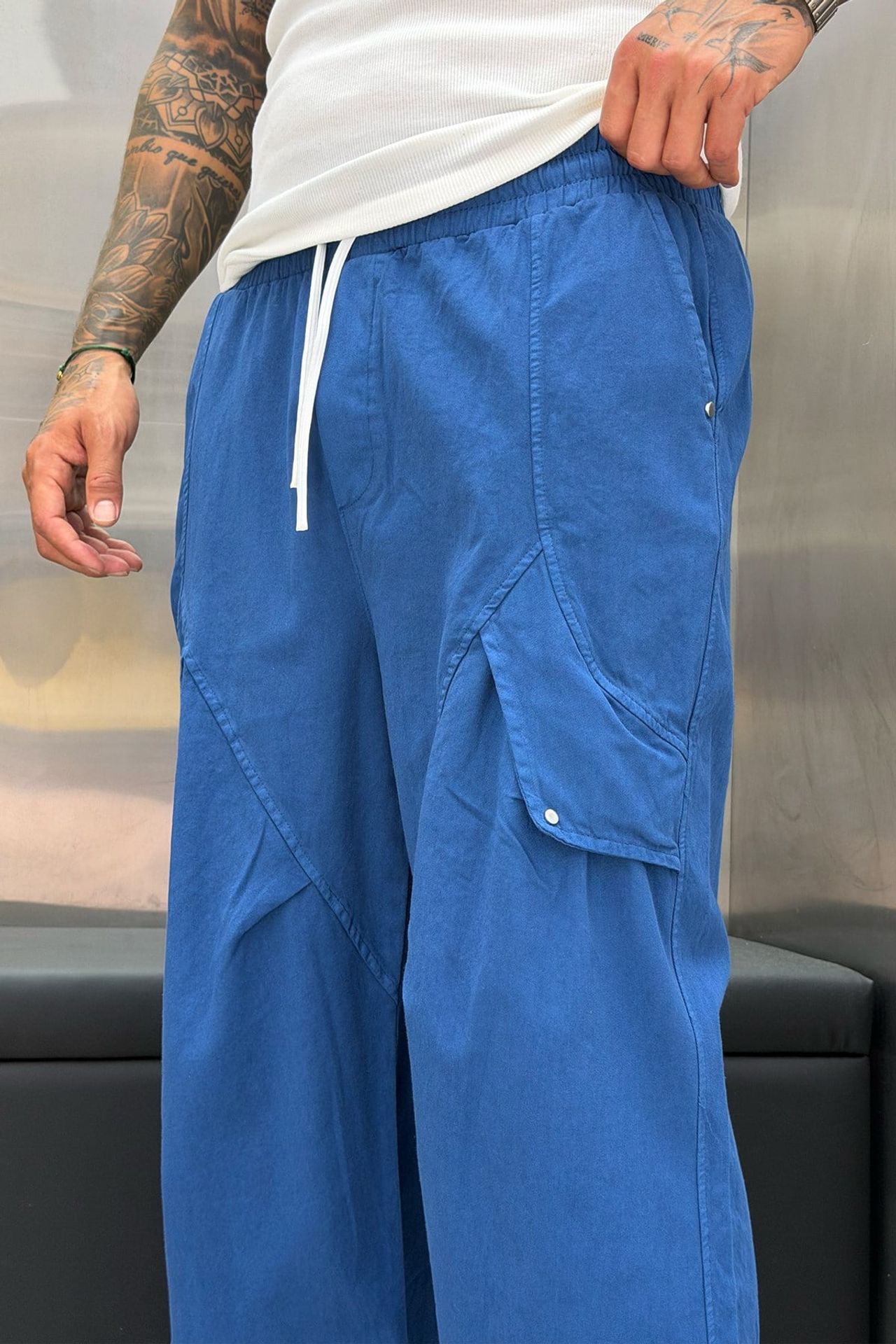 NOMARC Geniş Paça Kargo Pantolon 3
